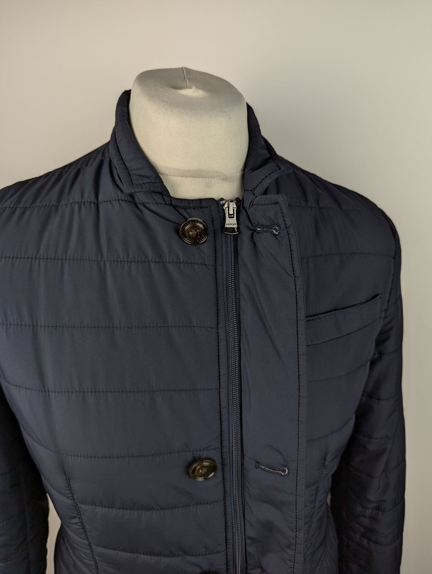 Tommy Hilfiger Mens Quilted Down Jacket - Blue
