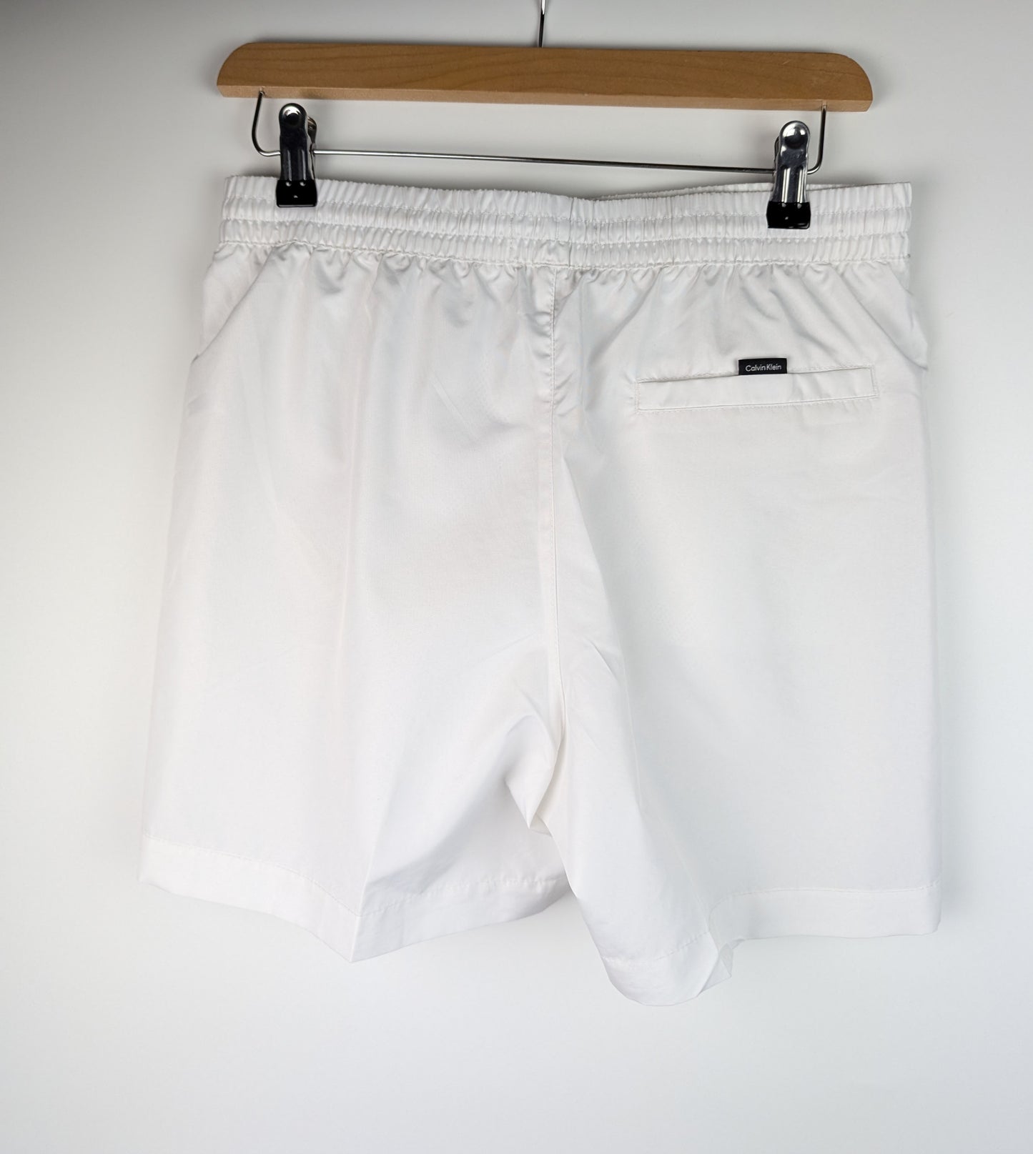 Calvin Klein Tape Swim Shorts Mens - White