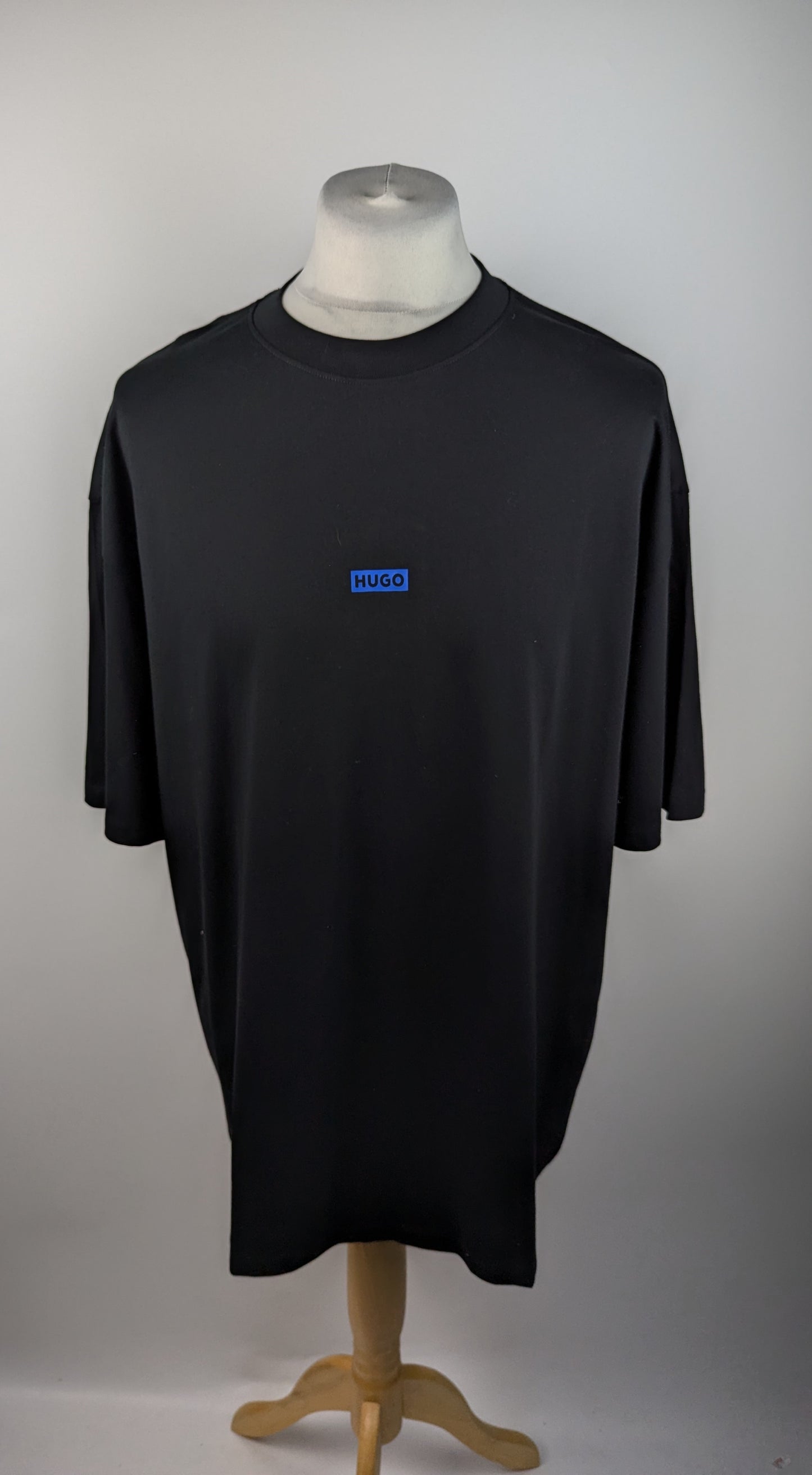 Hugo Logo Patch T-Shirt - Black