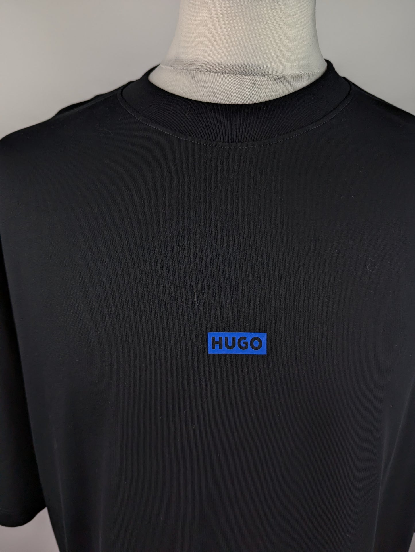 Hugo Logo Patch T-Shirt - Black