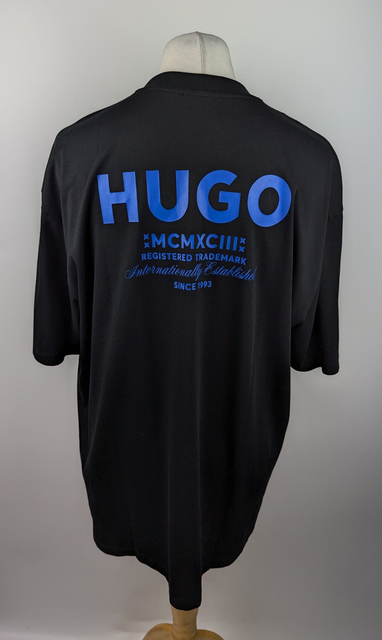 Hugo Logo Patch T-Shirt - Black