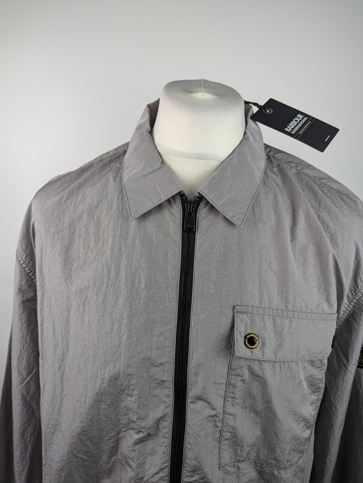 Barbour International Overshirt - Slate Grey