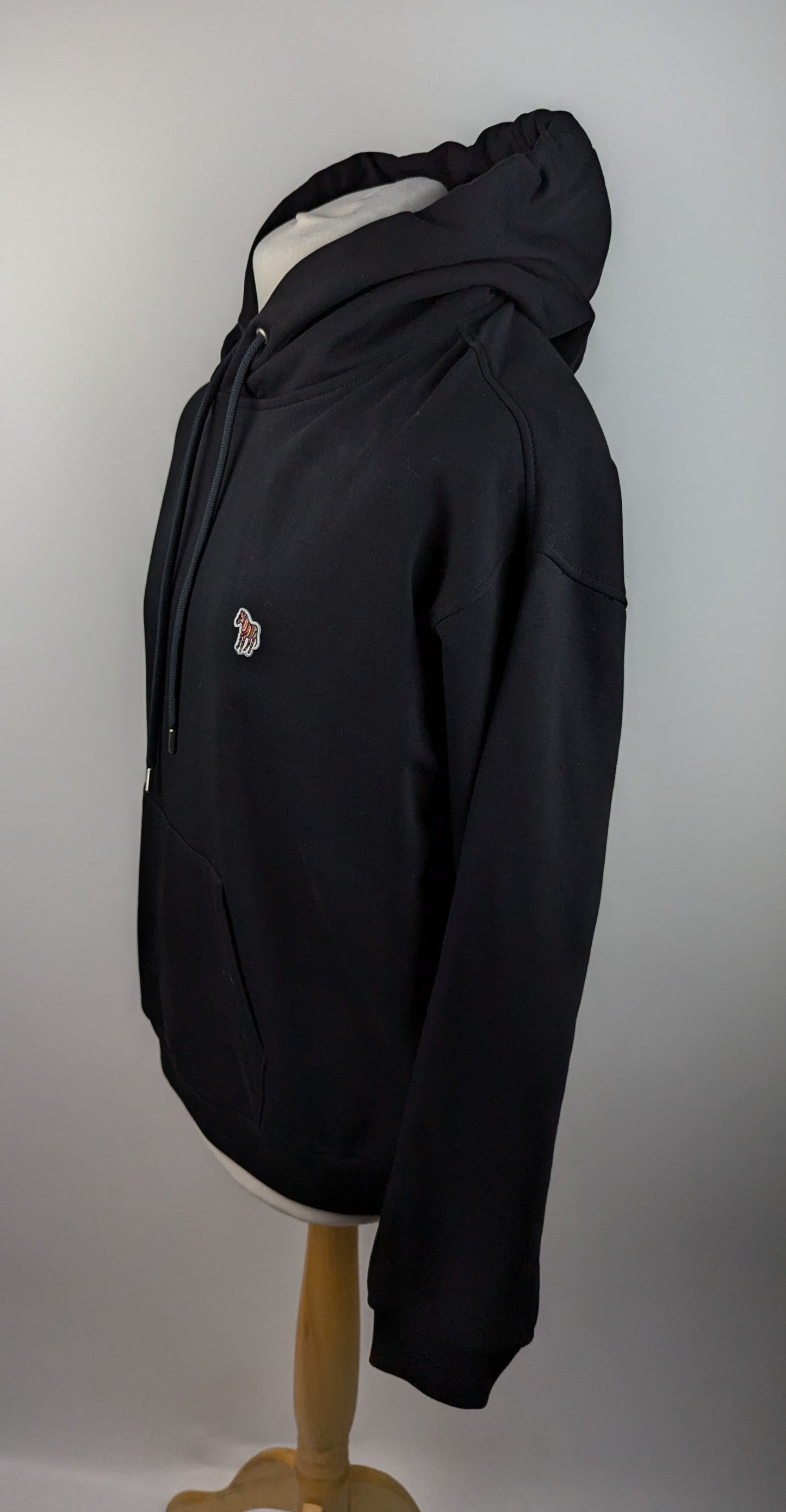 PS PAUL SMITH Zebra Over The Head Hoodie womens - Black