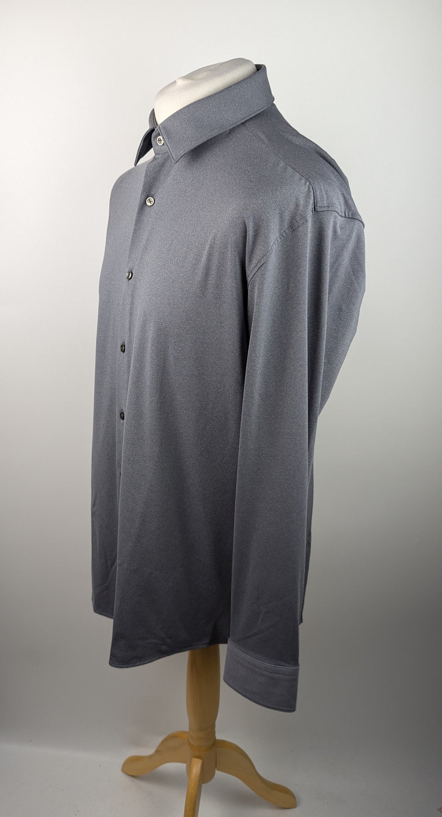 Boss P-Hank-S-Kent-C1-222 mens shirt - Silver / Grey