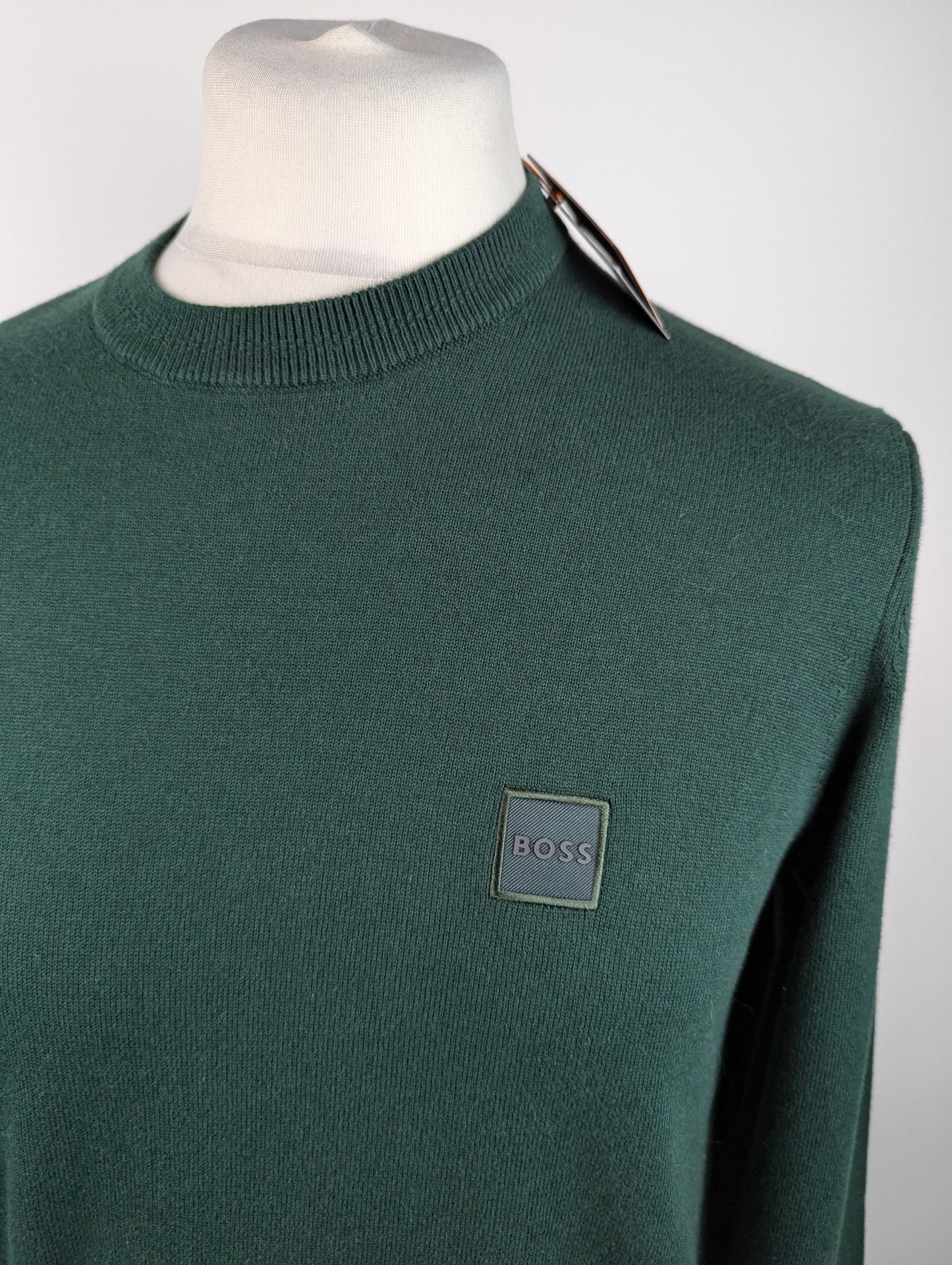 BOSS Mens Kanovano Jumper - Green