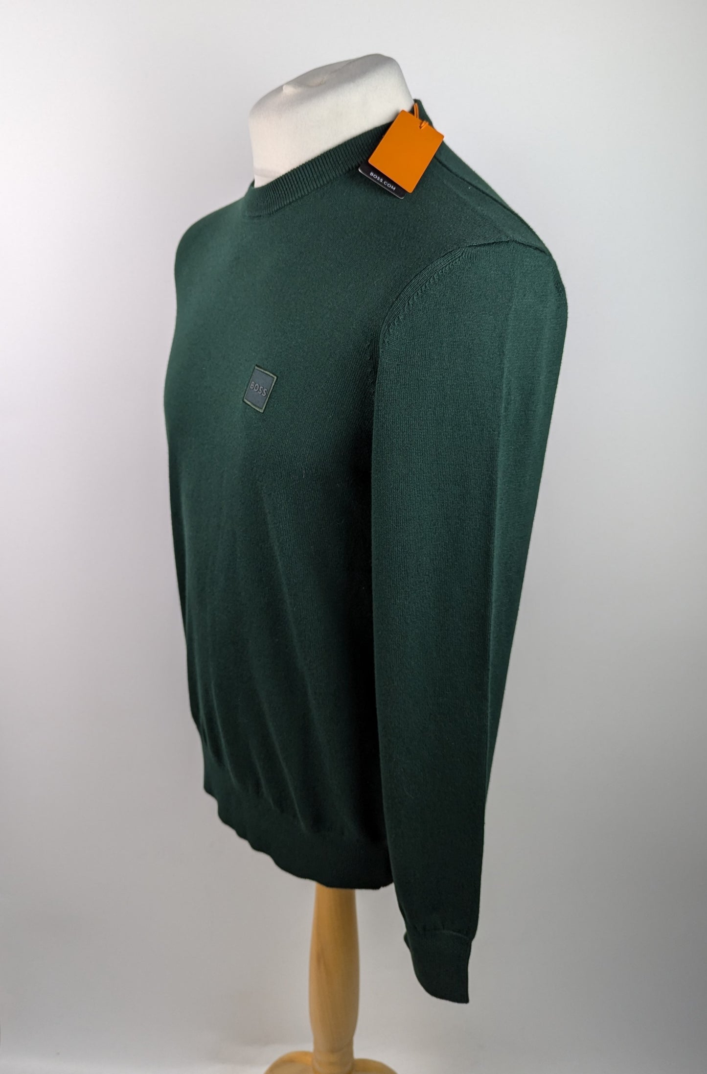 BOSS Mens Kanovano Jumper - Green