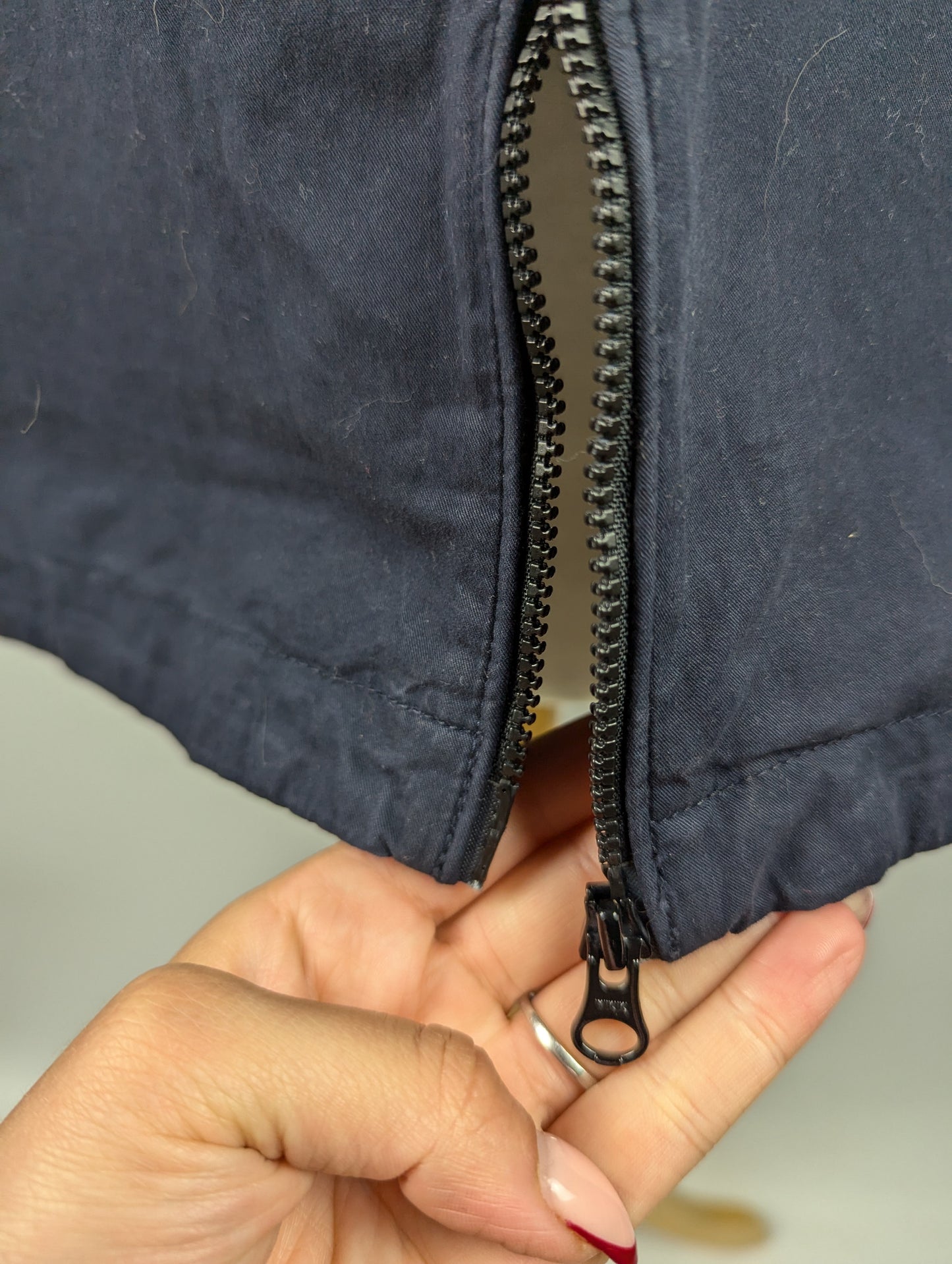CP COMPANY Mens Zipped Overshirt - Navy Blue