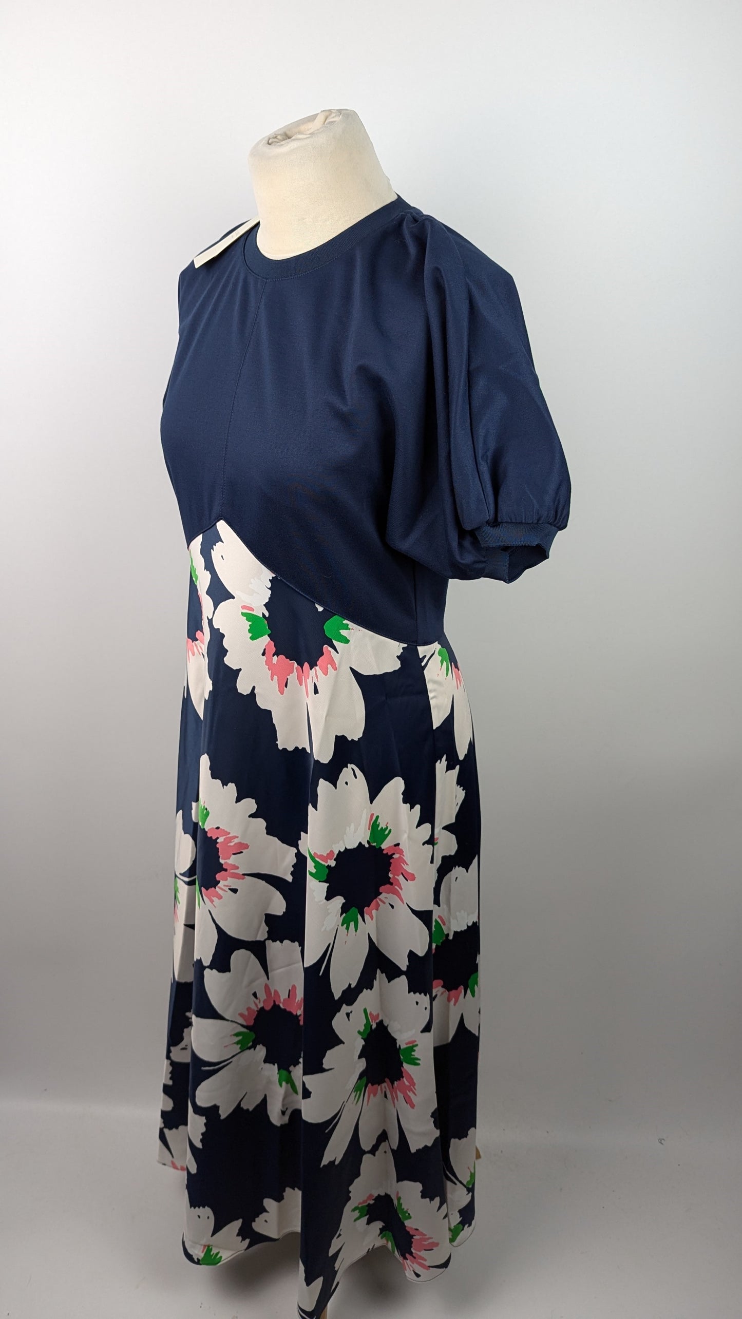 Ted Baker Daysiah A Line Dress - Navy / Multi