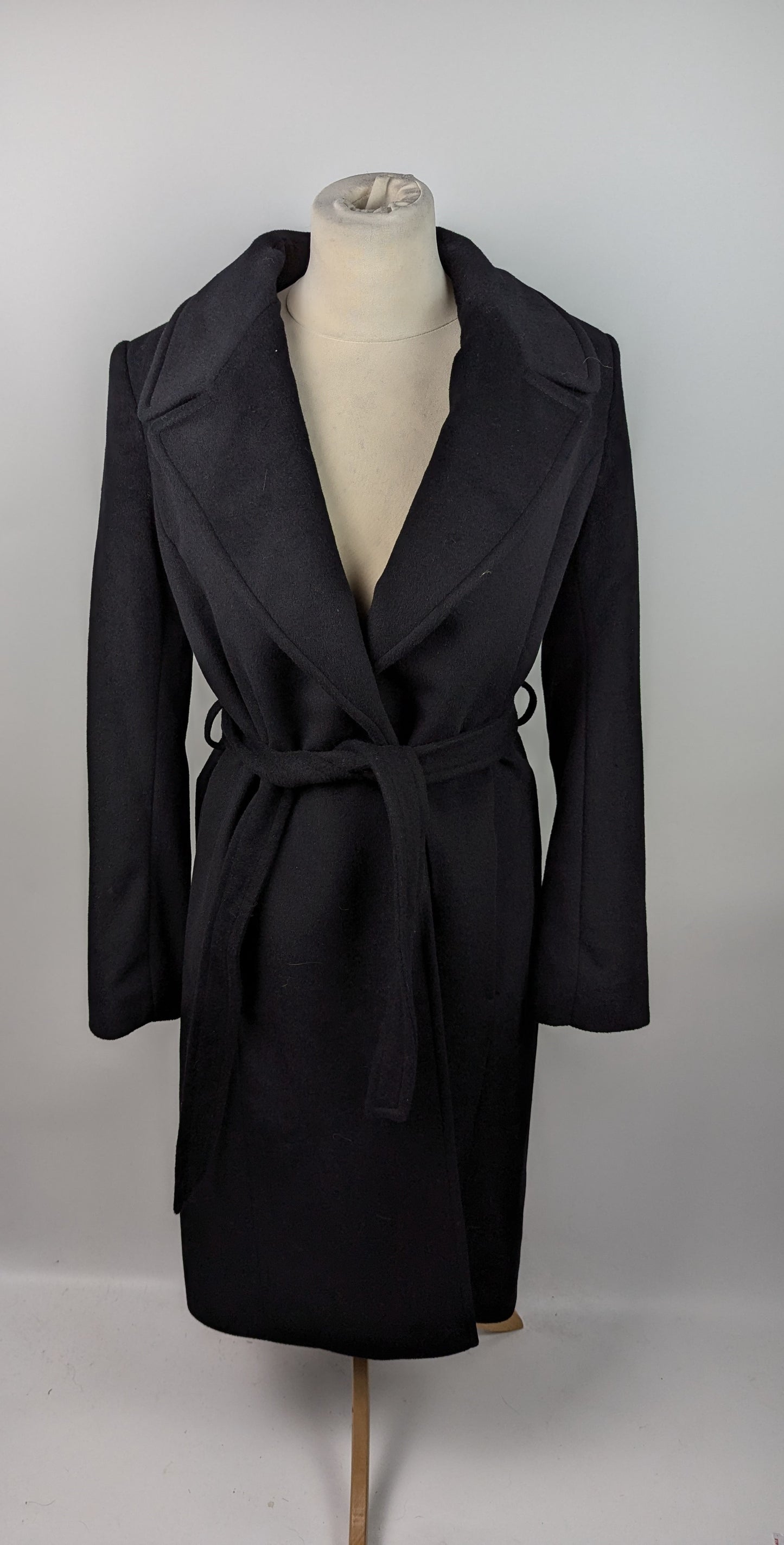 Lauren by Ralph Lauren Belted Wrap Coat Womens - Black