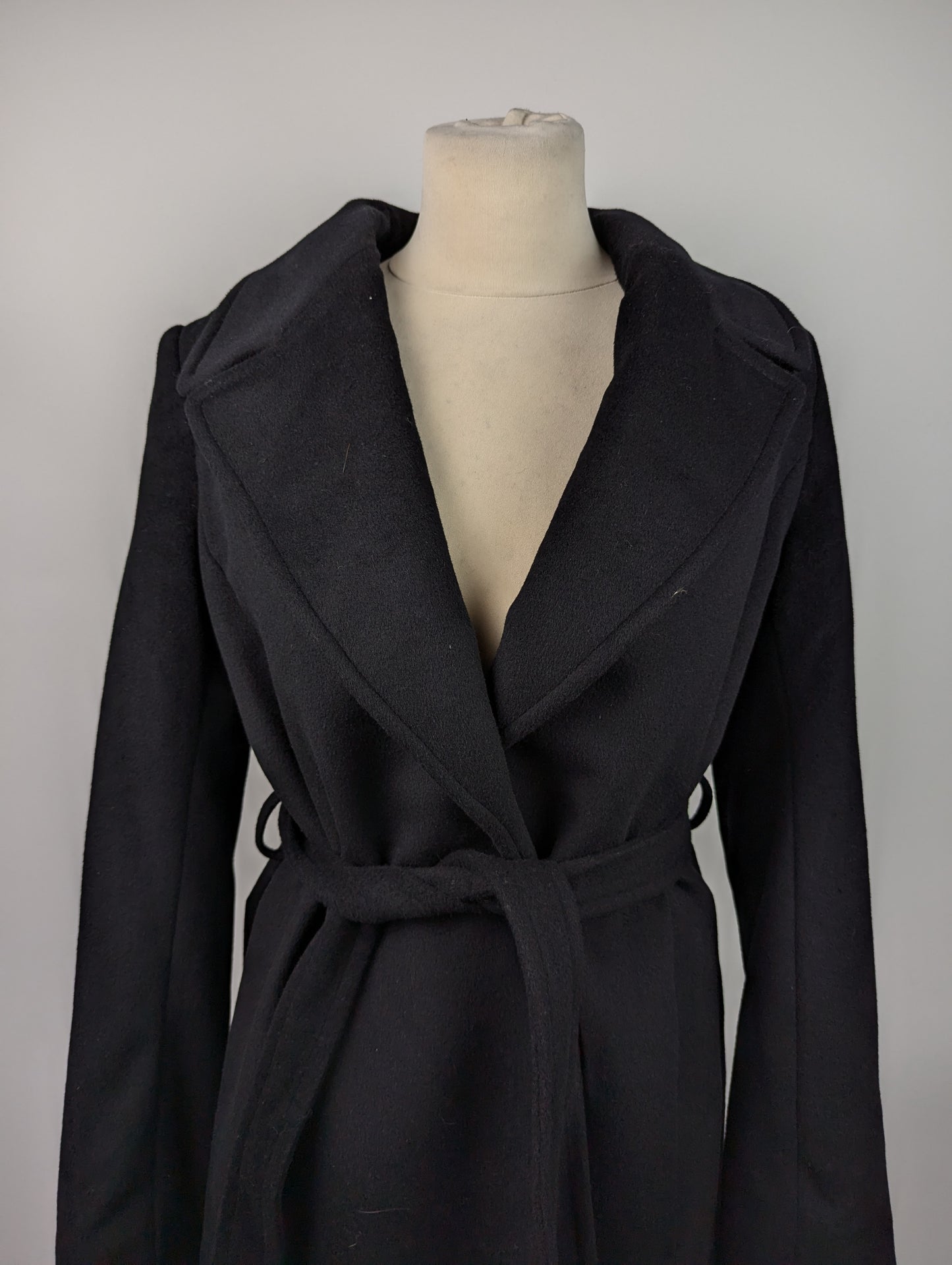 Lauren by Ralph Lauren Belted Wrap Coat Womens - Black