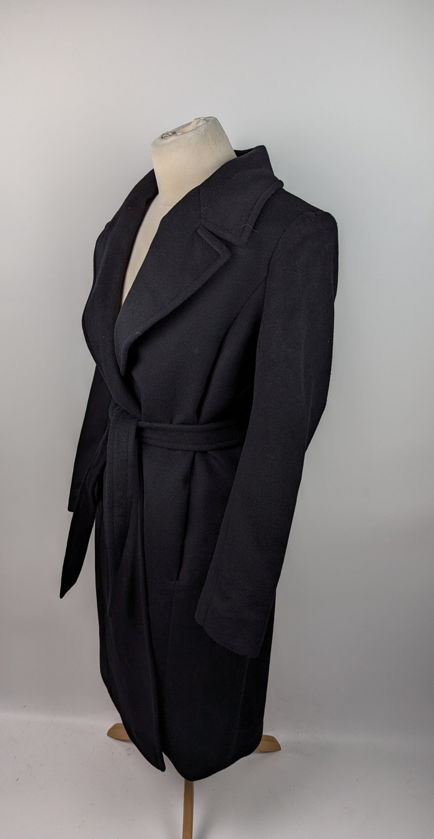Lauren by Ralph Lauren Belted Wrap Coat Womens - Black
