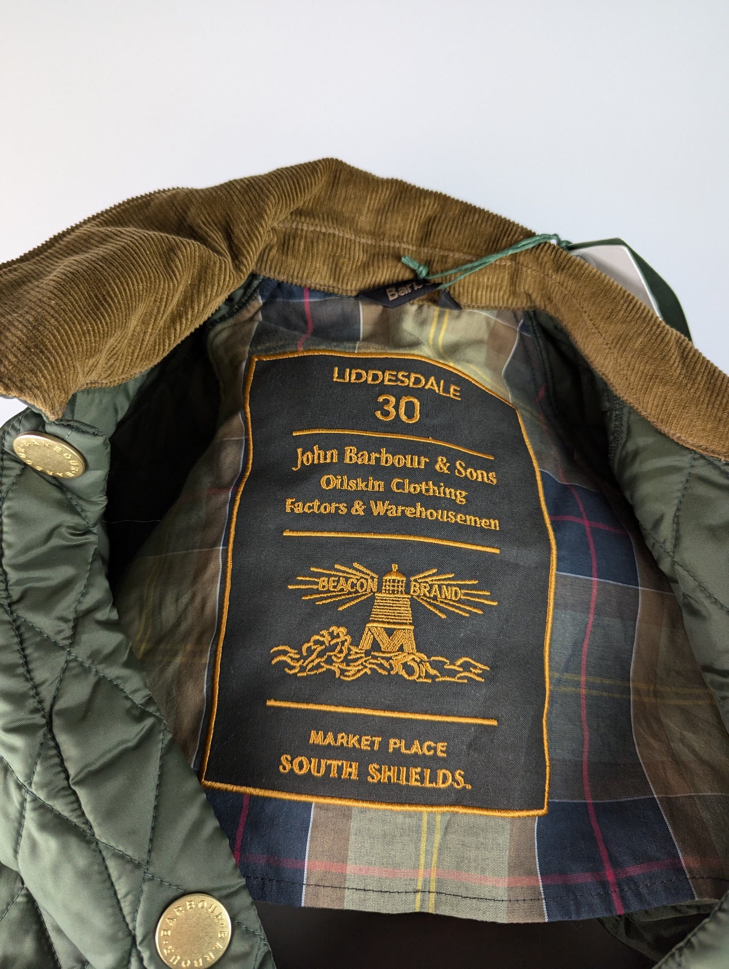 Barbour 30th Anniversary Liddesdale Oversized Quilted Jacket - Green