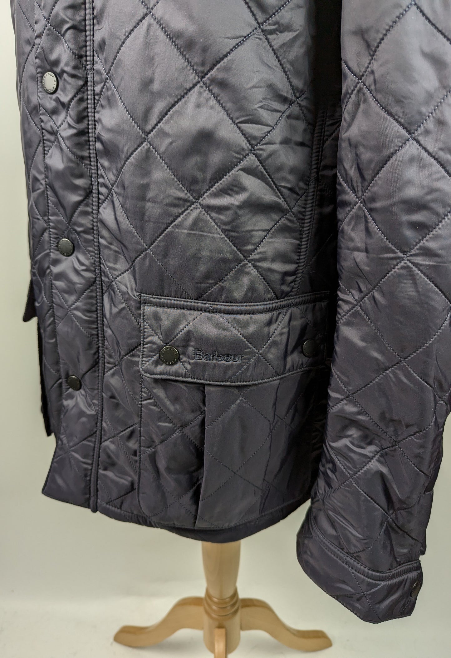 Barbour International Tourer Ariel Polarquilt Jacket - Navy