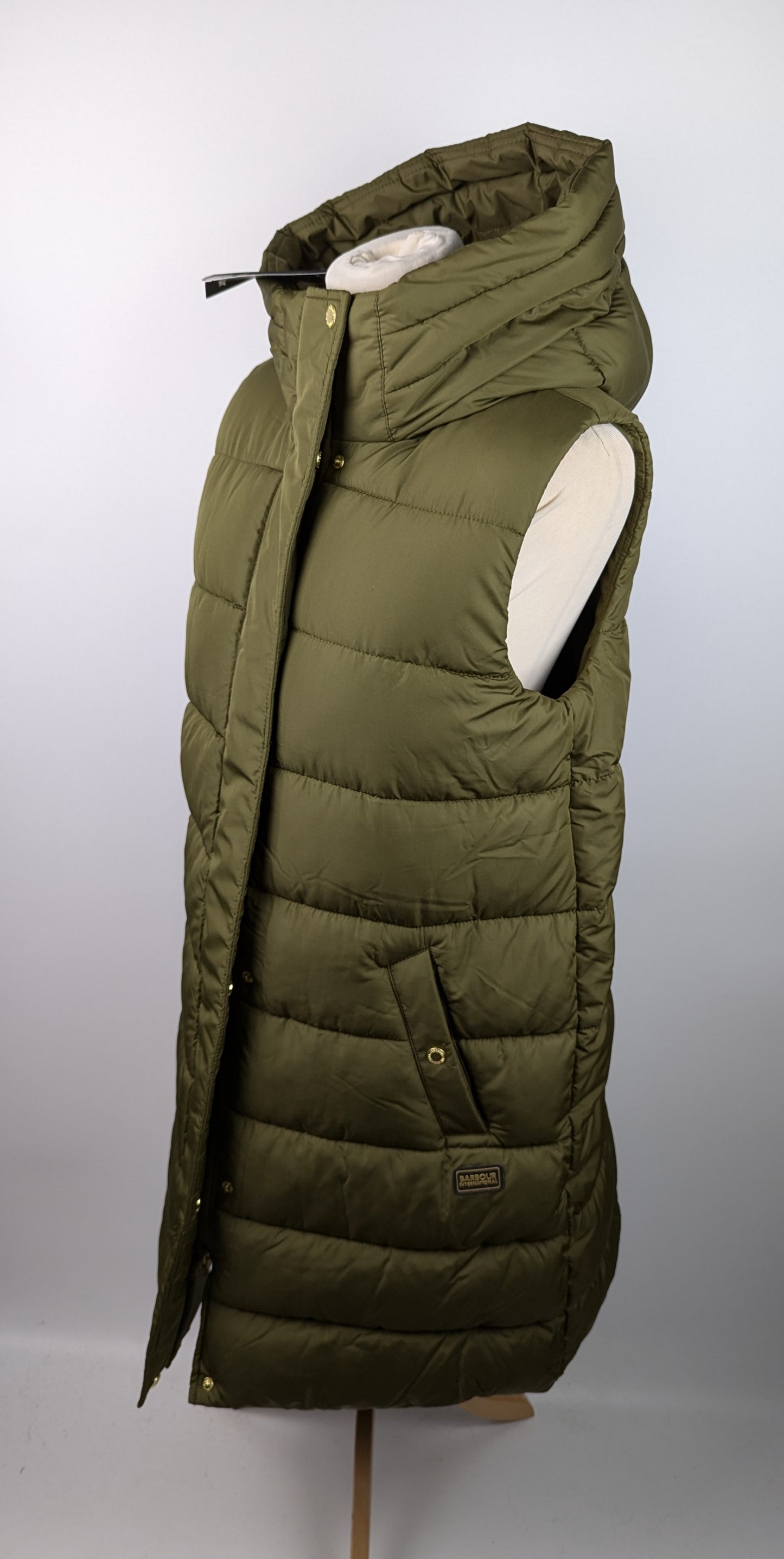 Barbour International Womens Greyson Gilet - Green