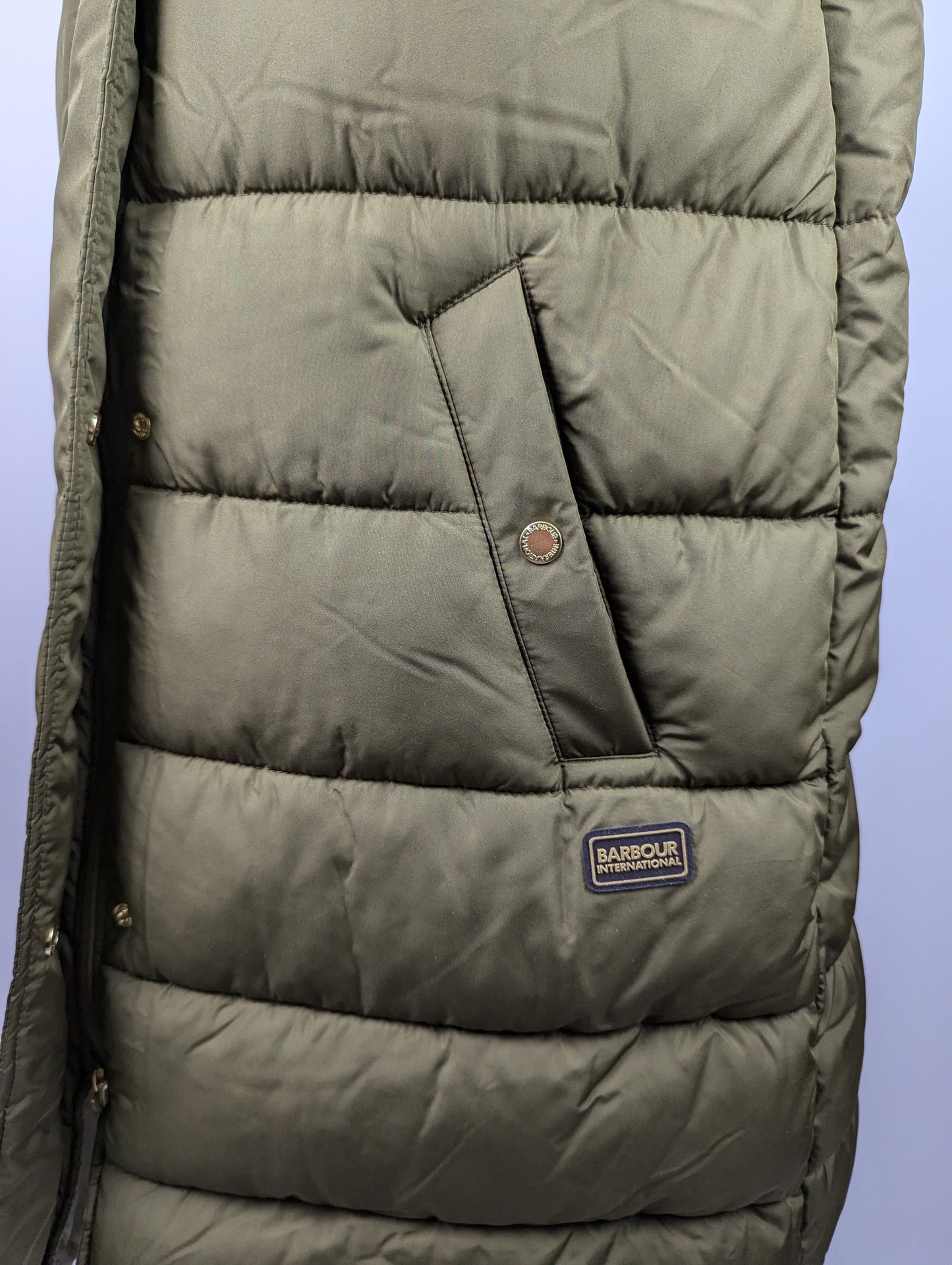 Barbour International Womens Greyson Gilet - Green