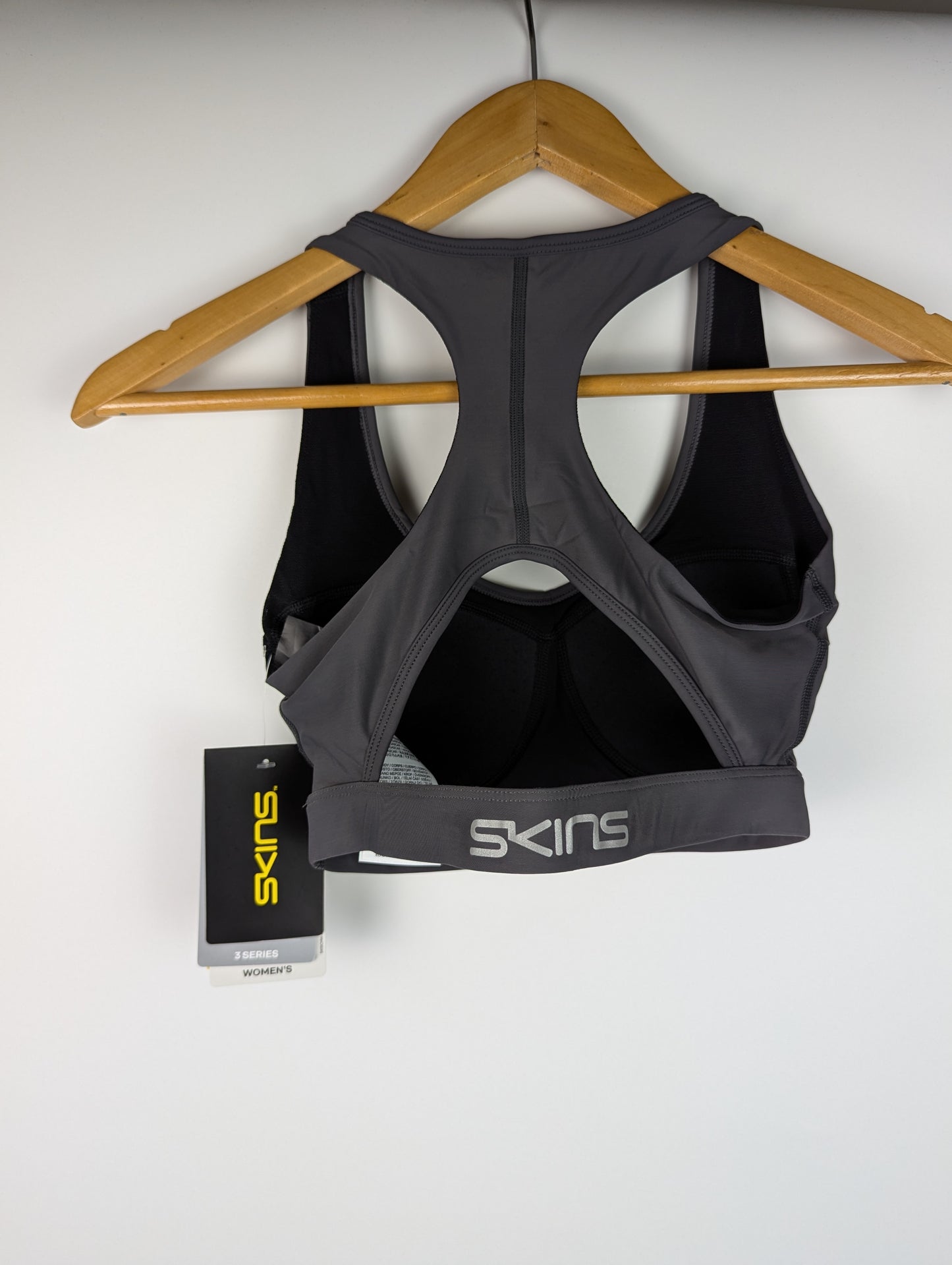 Skins Series-3 Active Bra - Grey