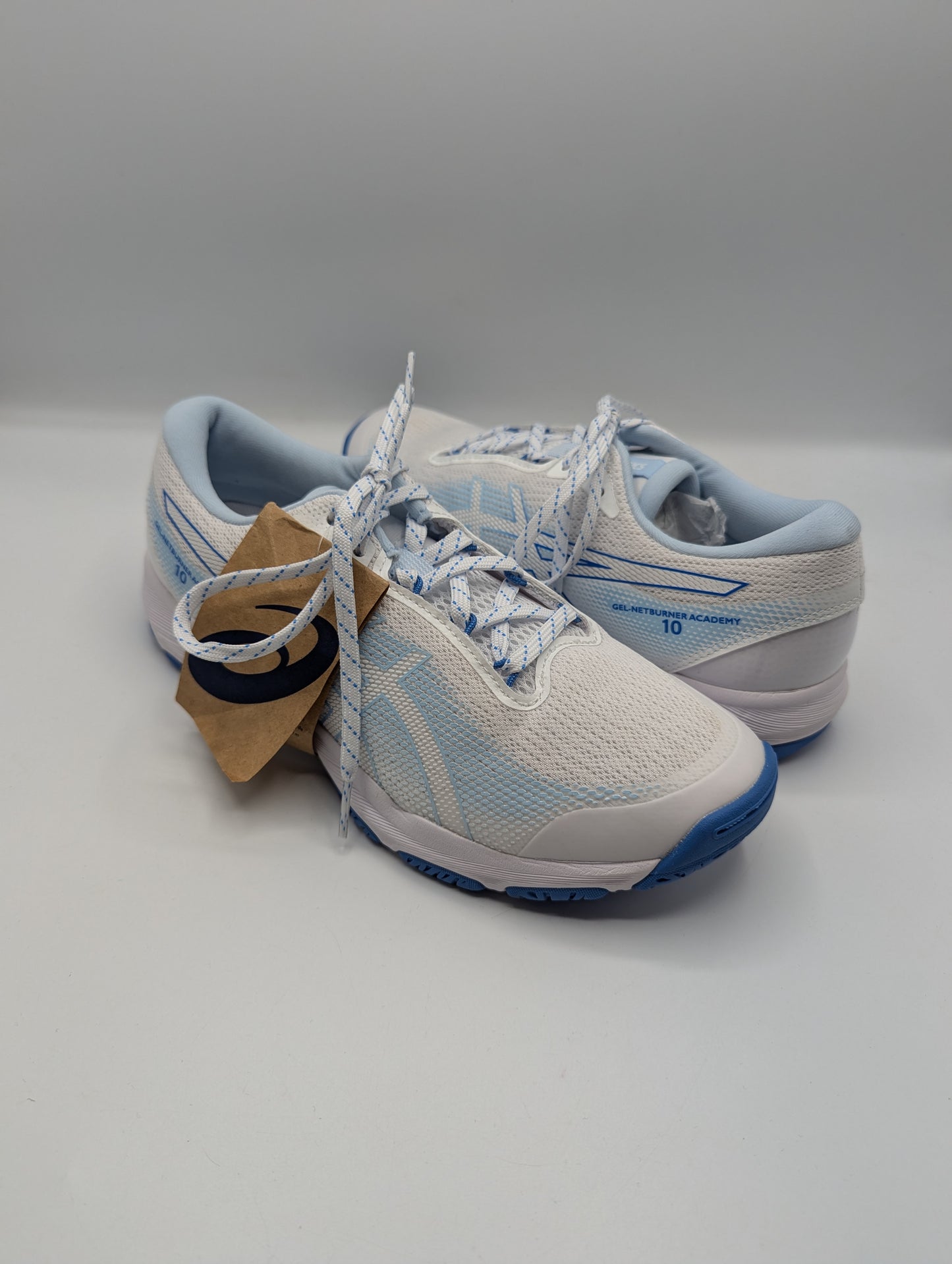 Asics Gel-Netburner Academy 10 Netball Shoes Womens - White / Blue