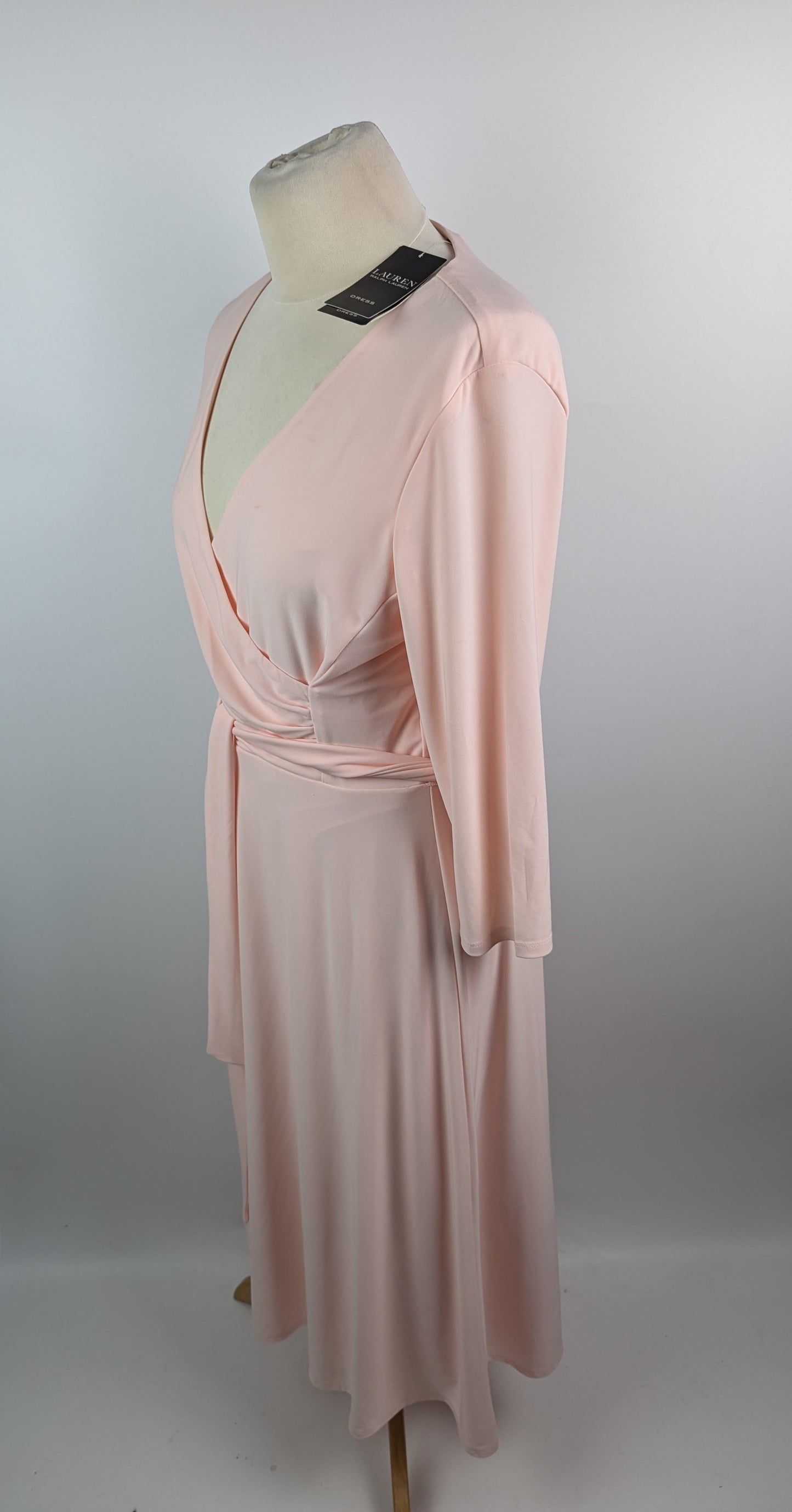 Lauren by Ralph Lauren Carlyna Wrap Dress - Light Pink