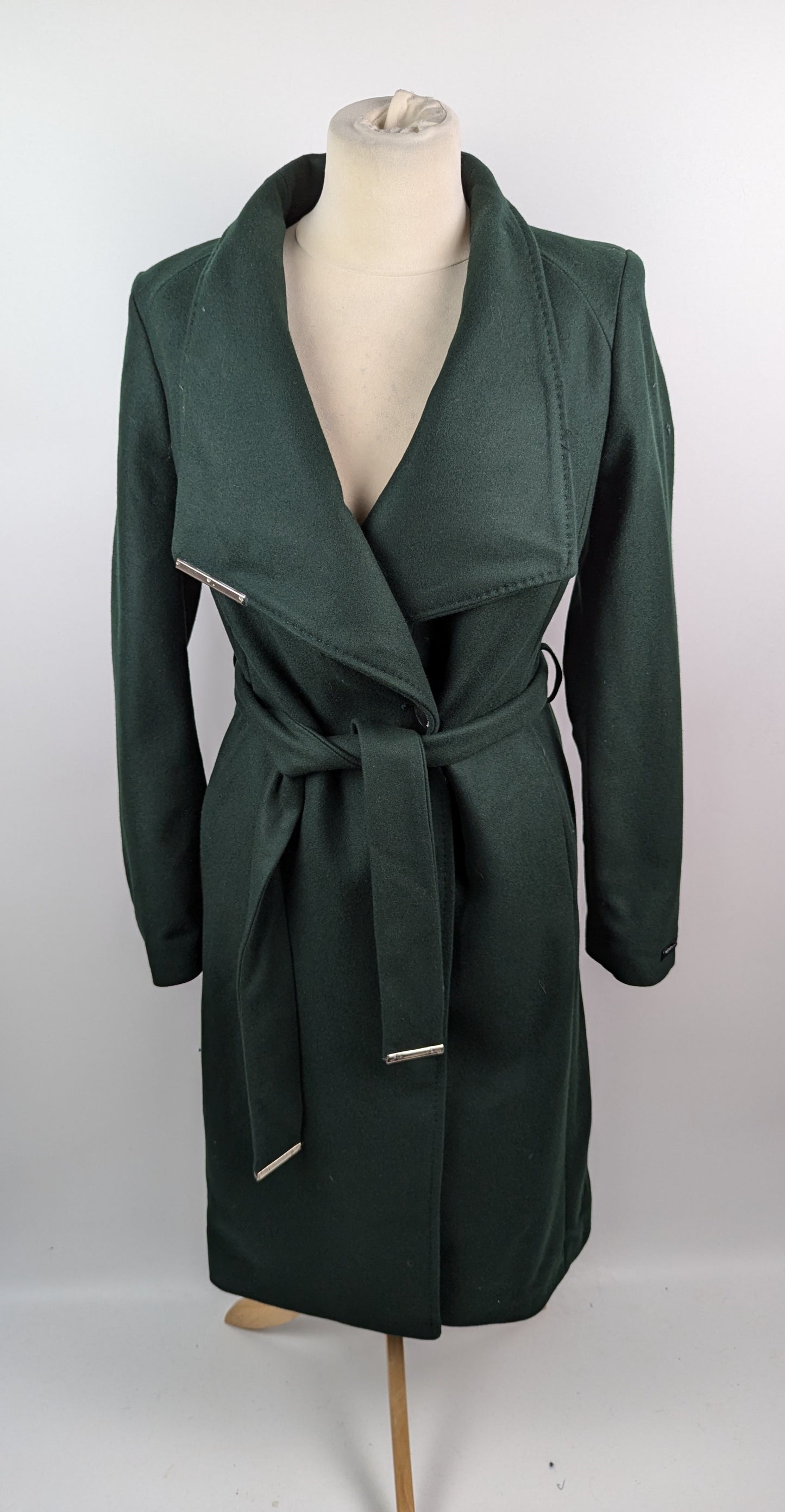 Ted Baker Rose Wool Jacket - Dark Green