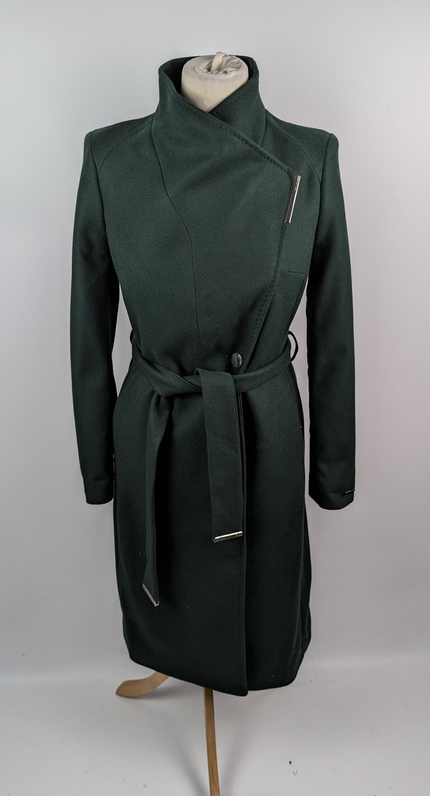 Ted Baker Rose Wool Jacket - Dark Green