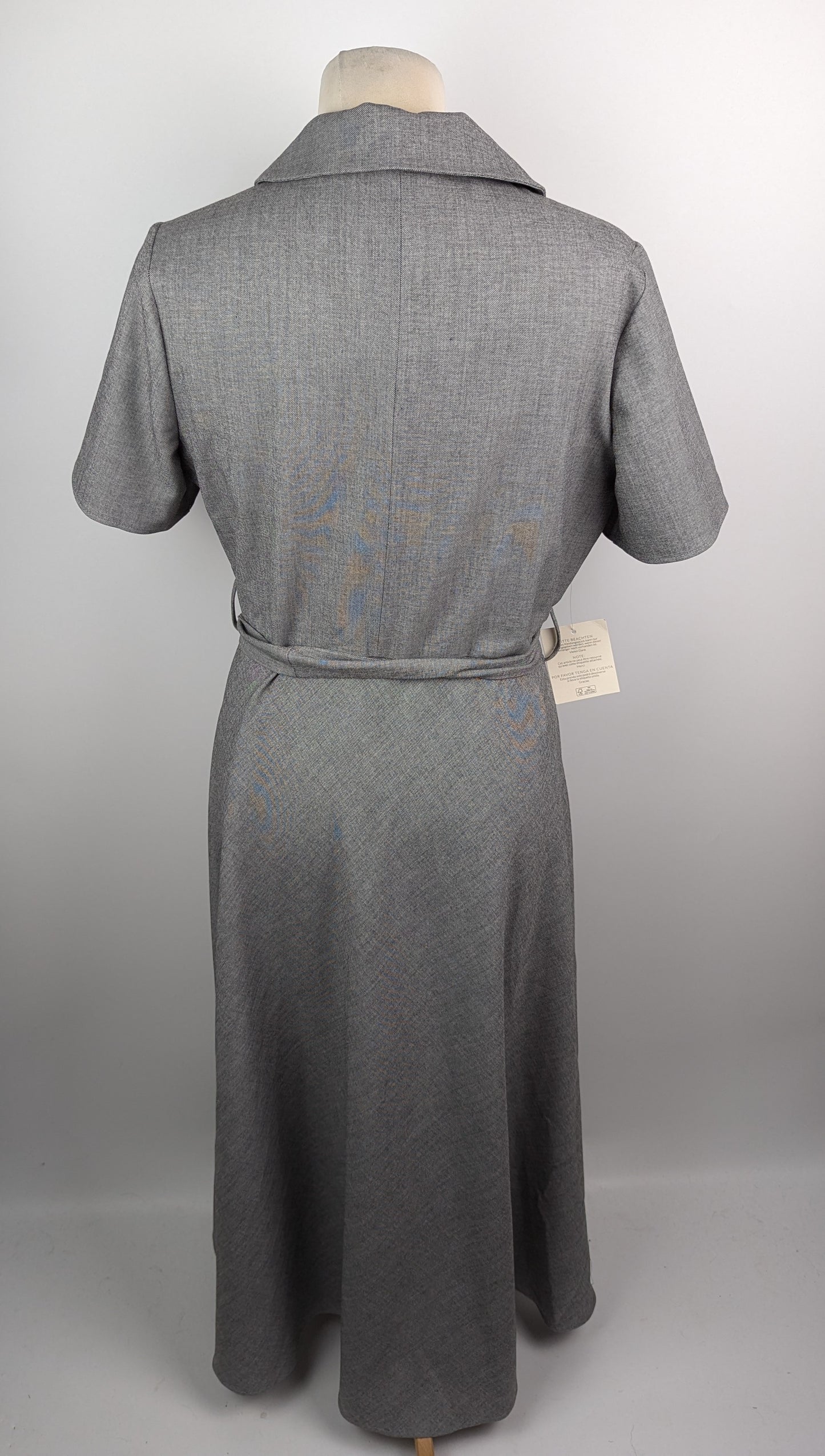 Phase Eight Silvia Midi Shirt Dress Womens - Grey