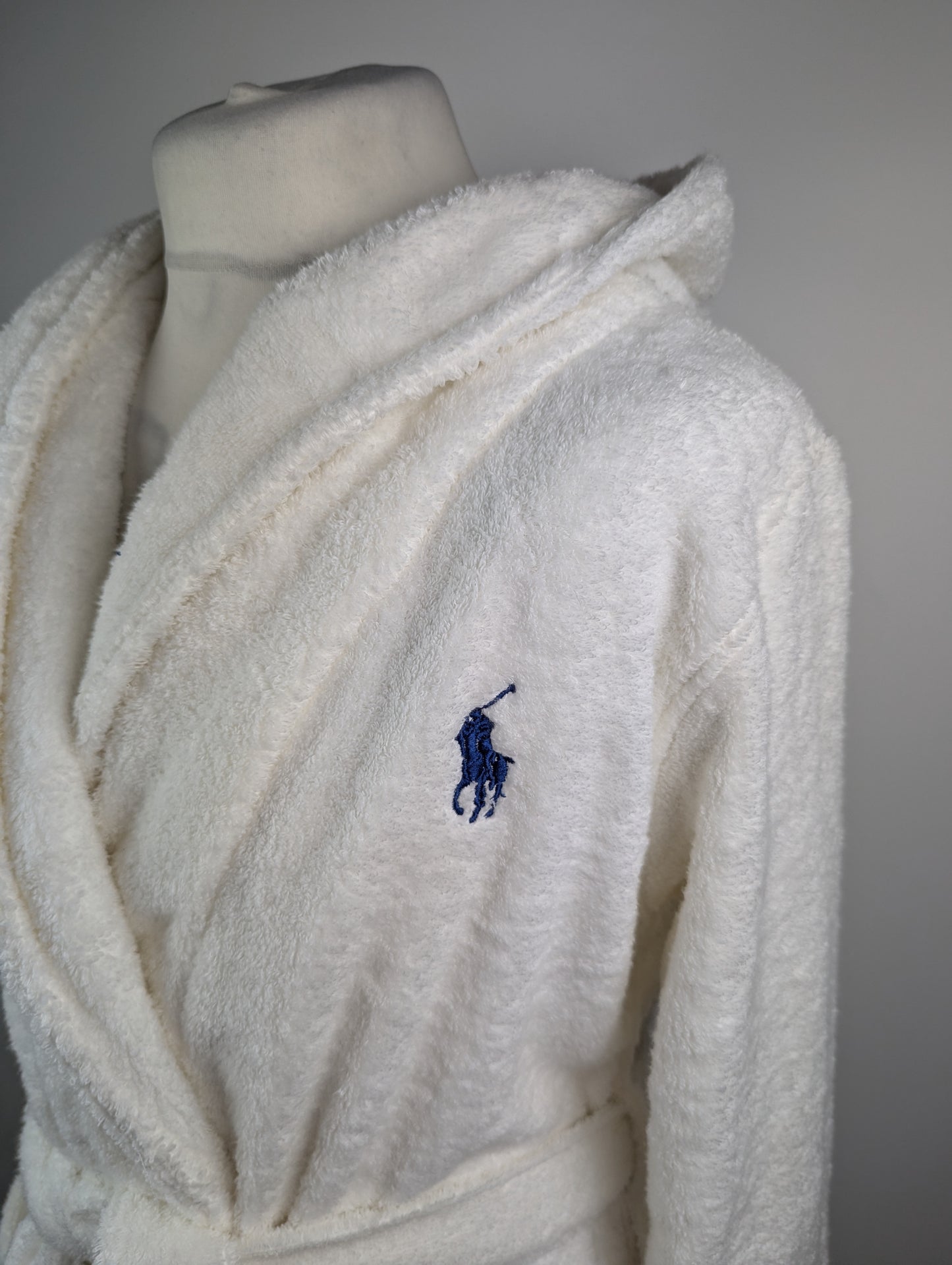 Polo by Ralph Lauren Mens Dressing gown / Bath robe - White