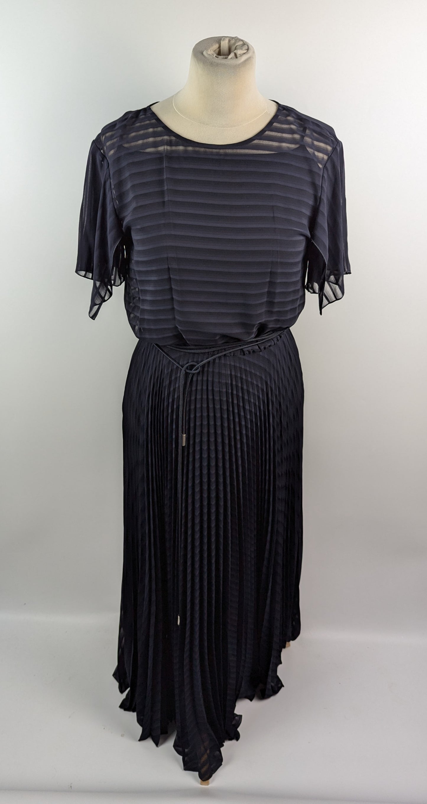 Hugo Boss Swesply Womens Formal Dress - Navy