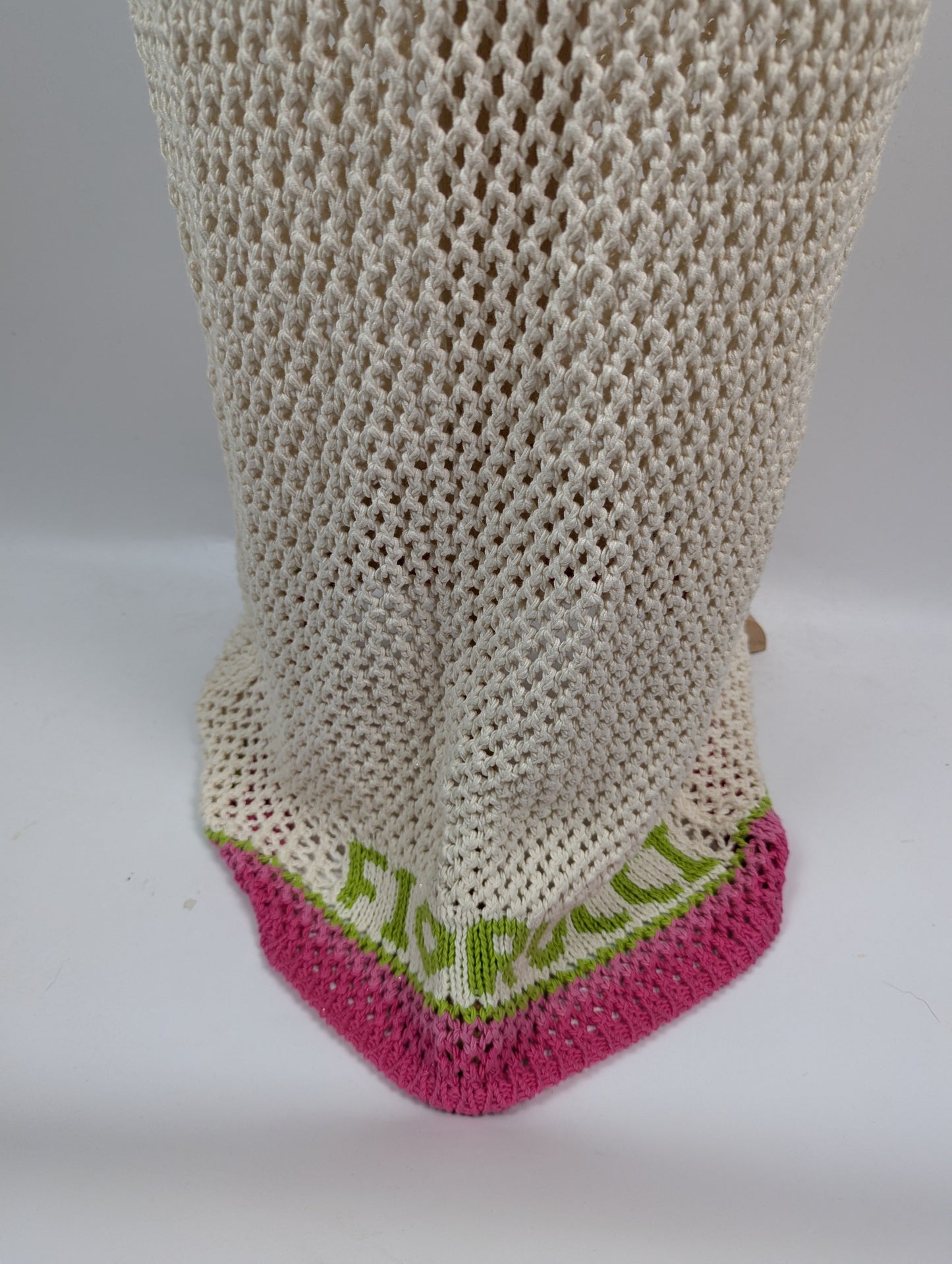 FIORUCCI Crochet Mesh Dress Womens - Cream / Multi