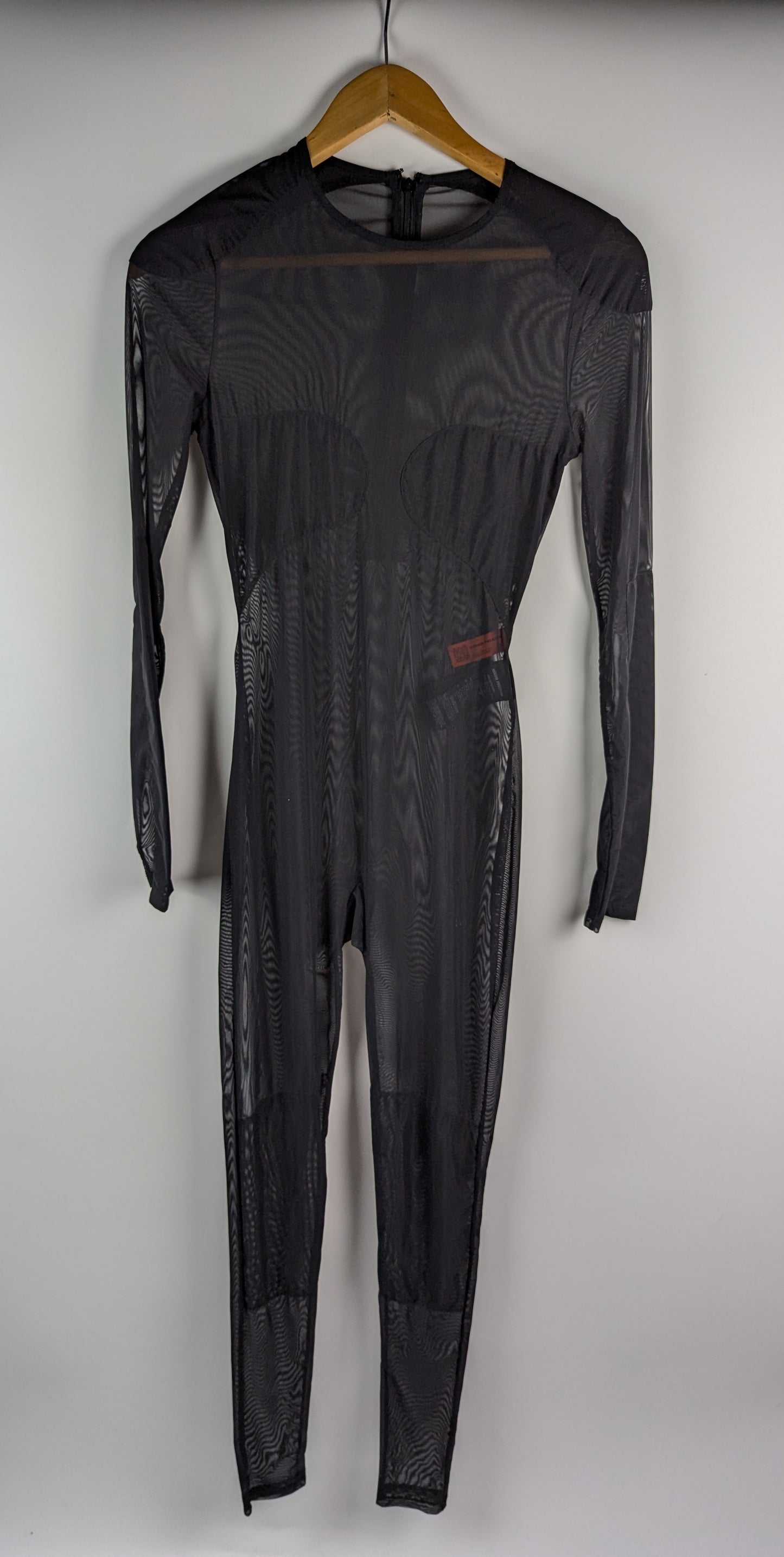 Heron Preston See Throuh Jumpsuit - Black