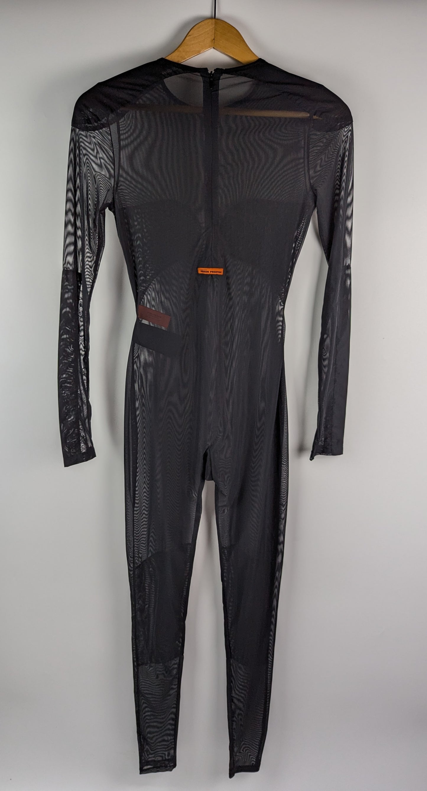 Heron Preston See Throuh Jumpsuit - Black