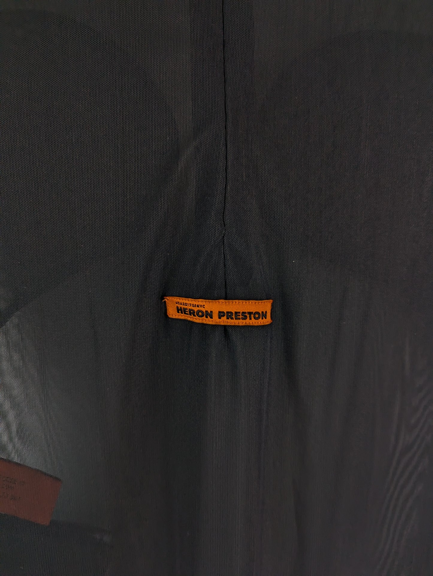 Heron Preston See Throuh Jumpsuit - Black