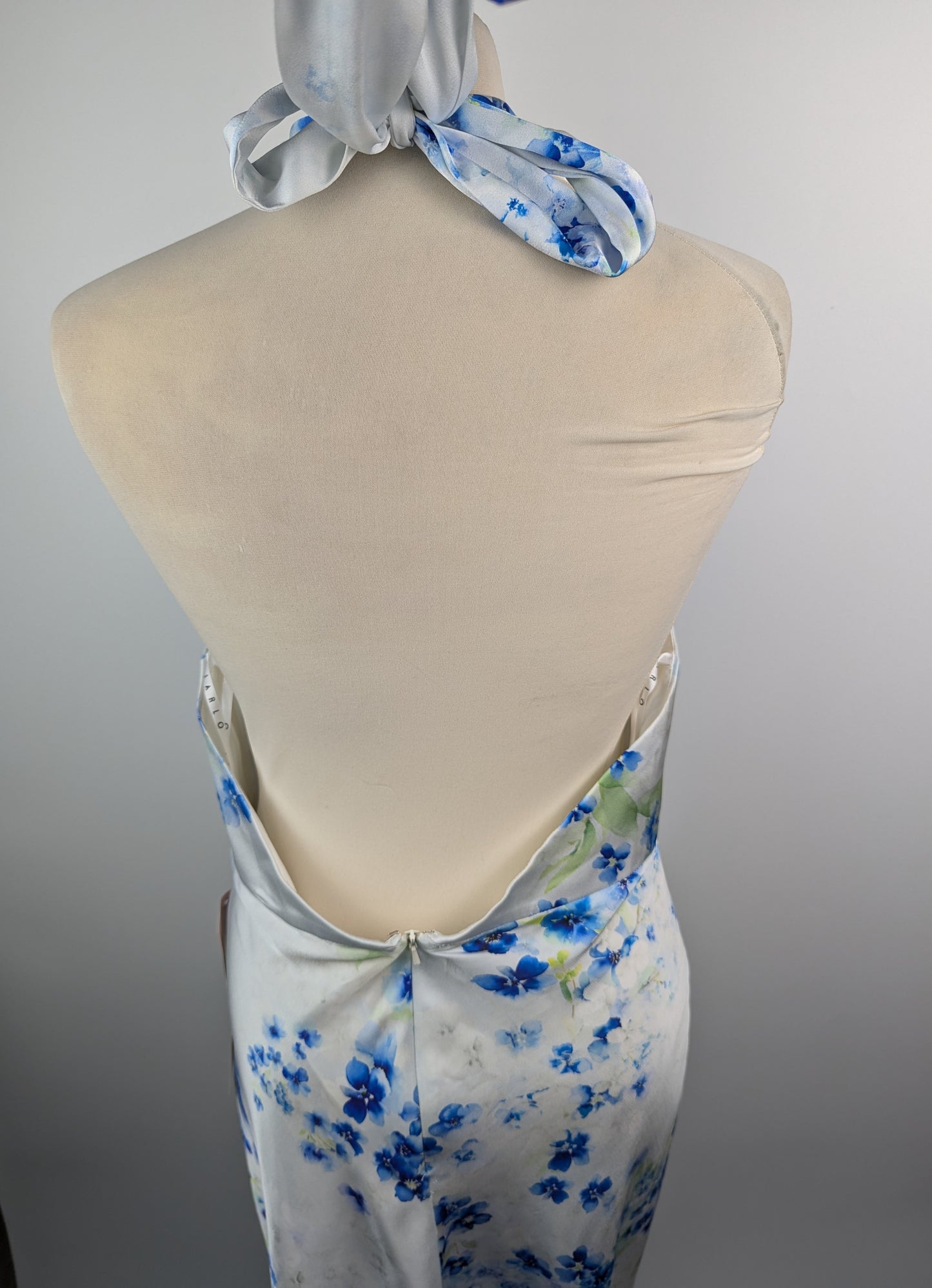 Jarlo Noelle Dress - Blue / White