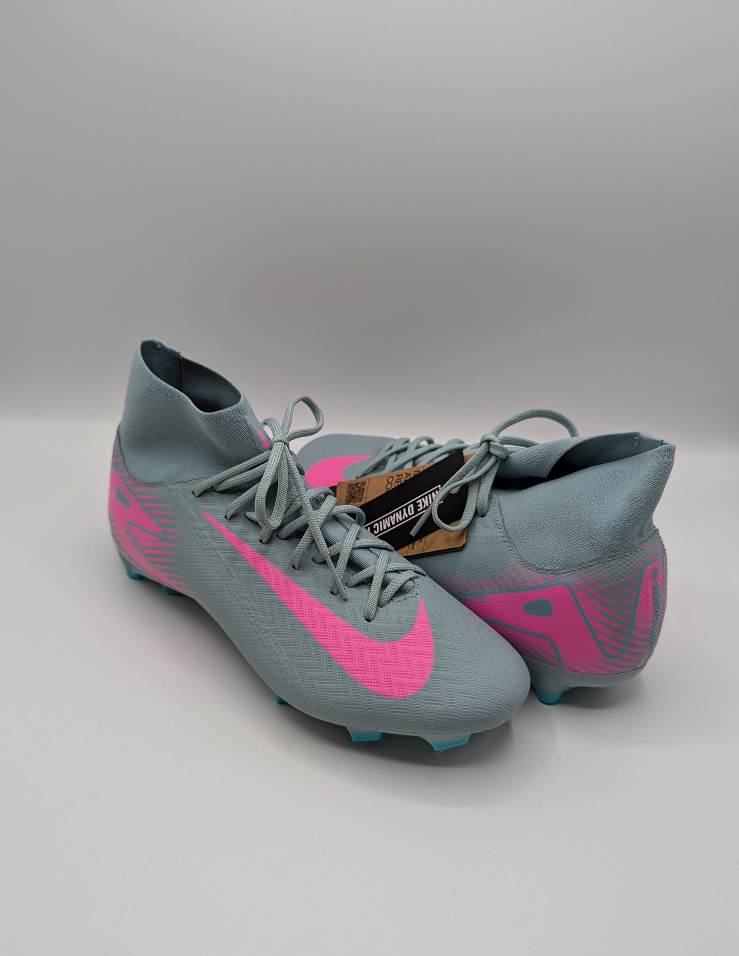 Nike Zoom Mercurial Superfly 10 Academy Adults Firm Ground Football Boots - Blue / Pink