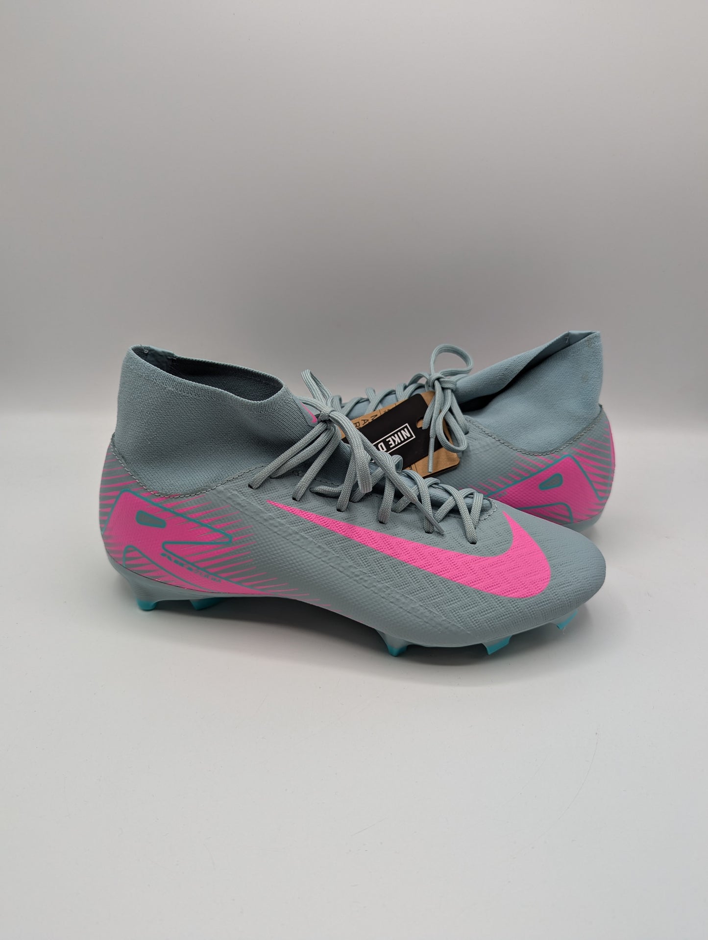 Nike Zoom Mercurial Superfly 10 Academy Adults Firm Ground Football Boots - Blue / Pink