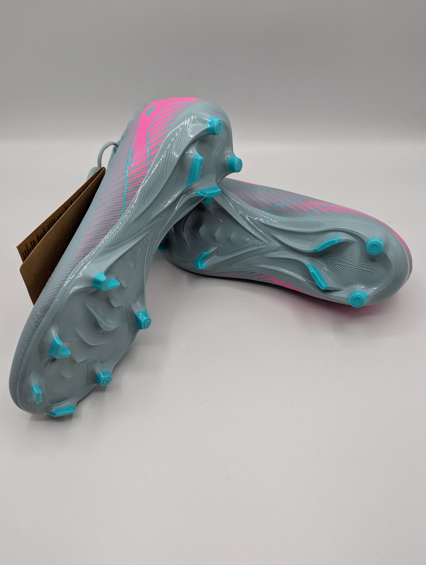 Nike Zoom Mercurial Superfly 10 Academy Adults Firm Ground Football Boots - Blue / Pink