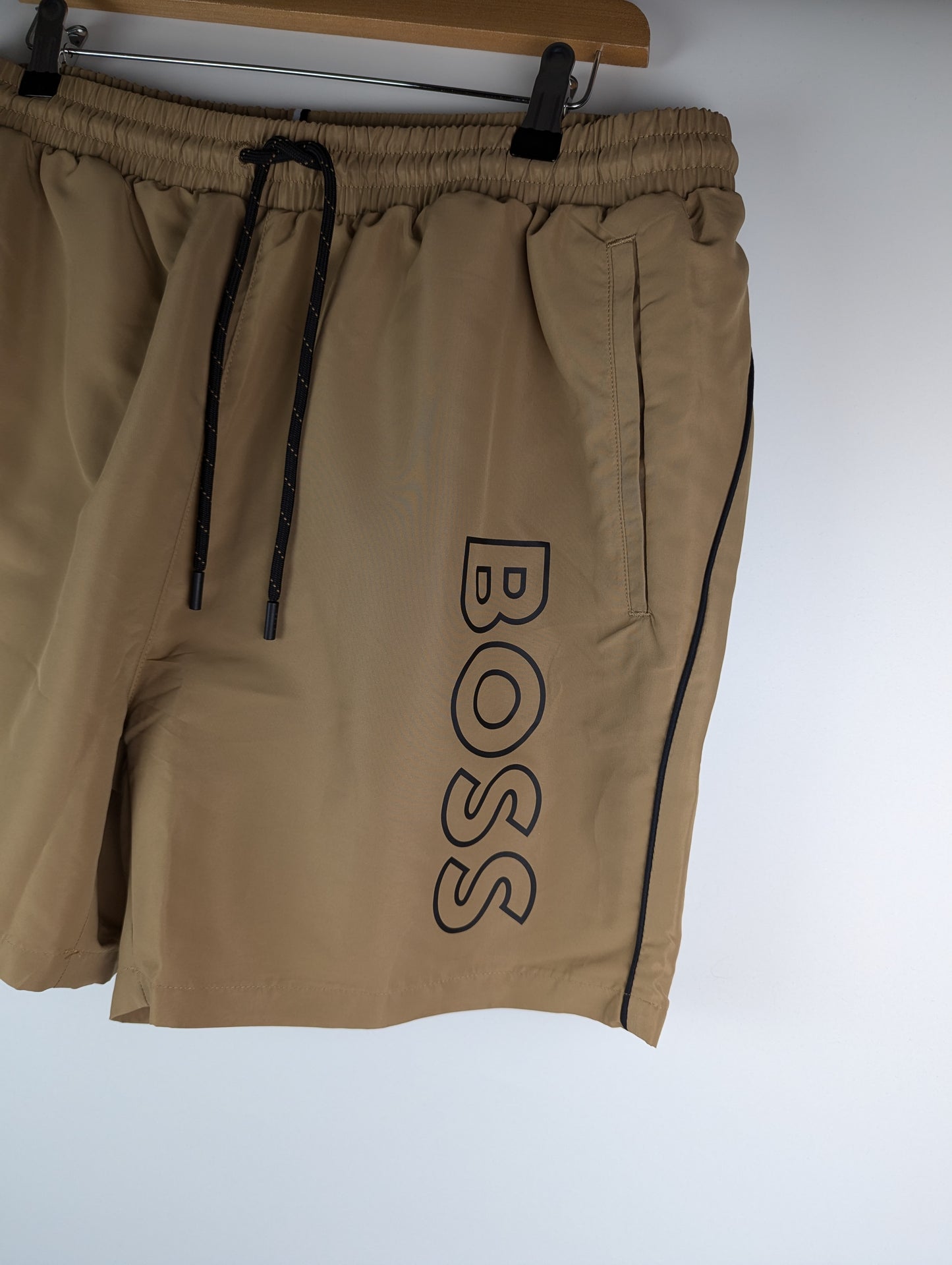 BOSS Men's Sormfish Swim Shorts - Camel