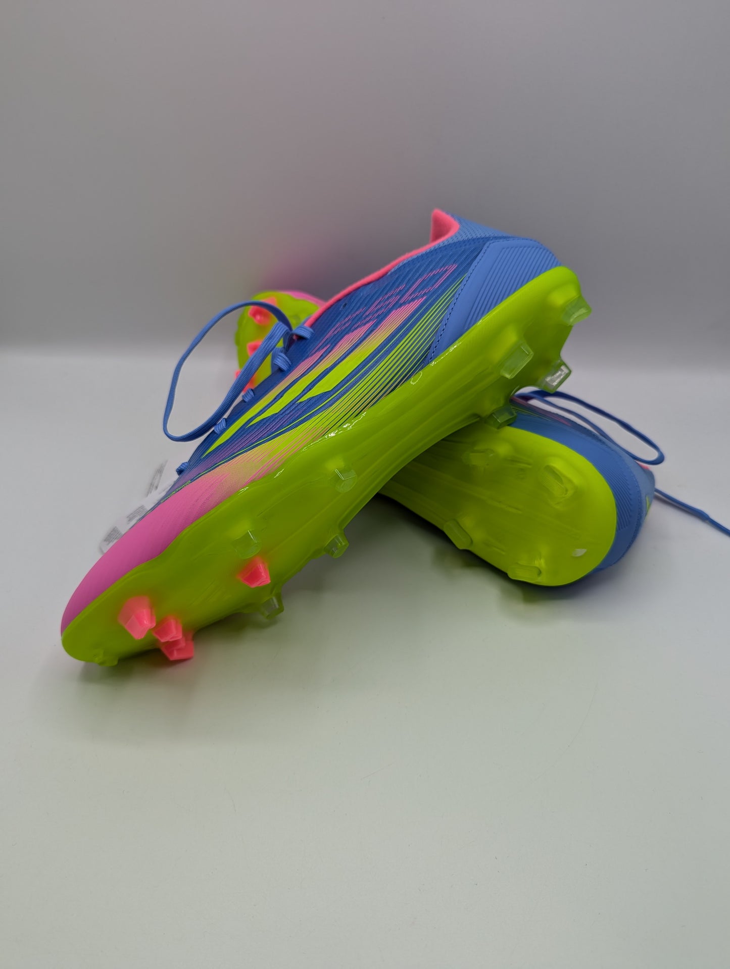 Adidas F50 League Adults Firm Ground Football Boots - Blue / Multi