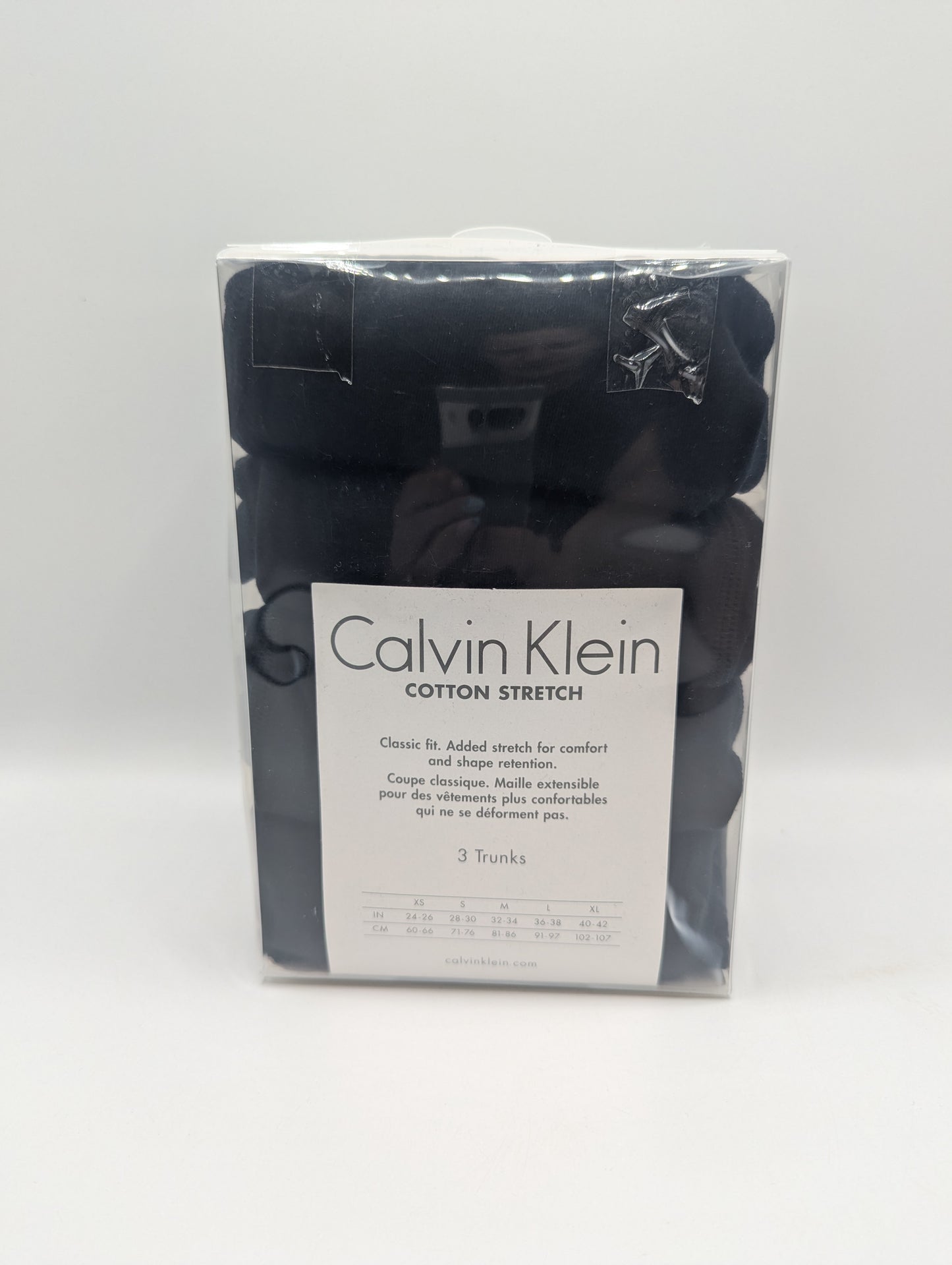 Calvin Klein X4 Cotton Stretch Boxer Shorts - Black