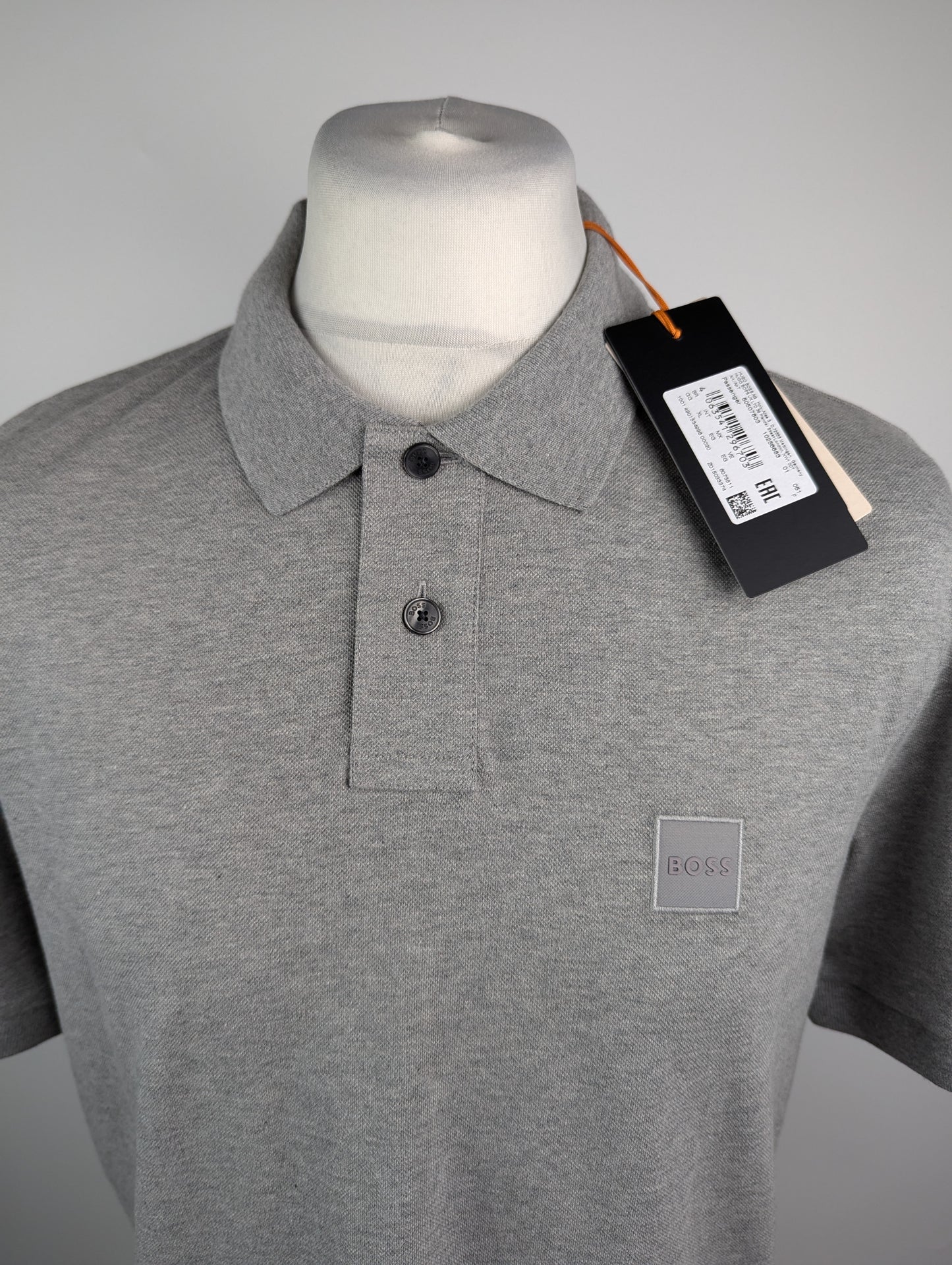 BOSS Mens Passenger Polo Shirt - Grey