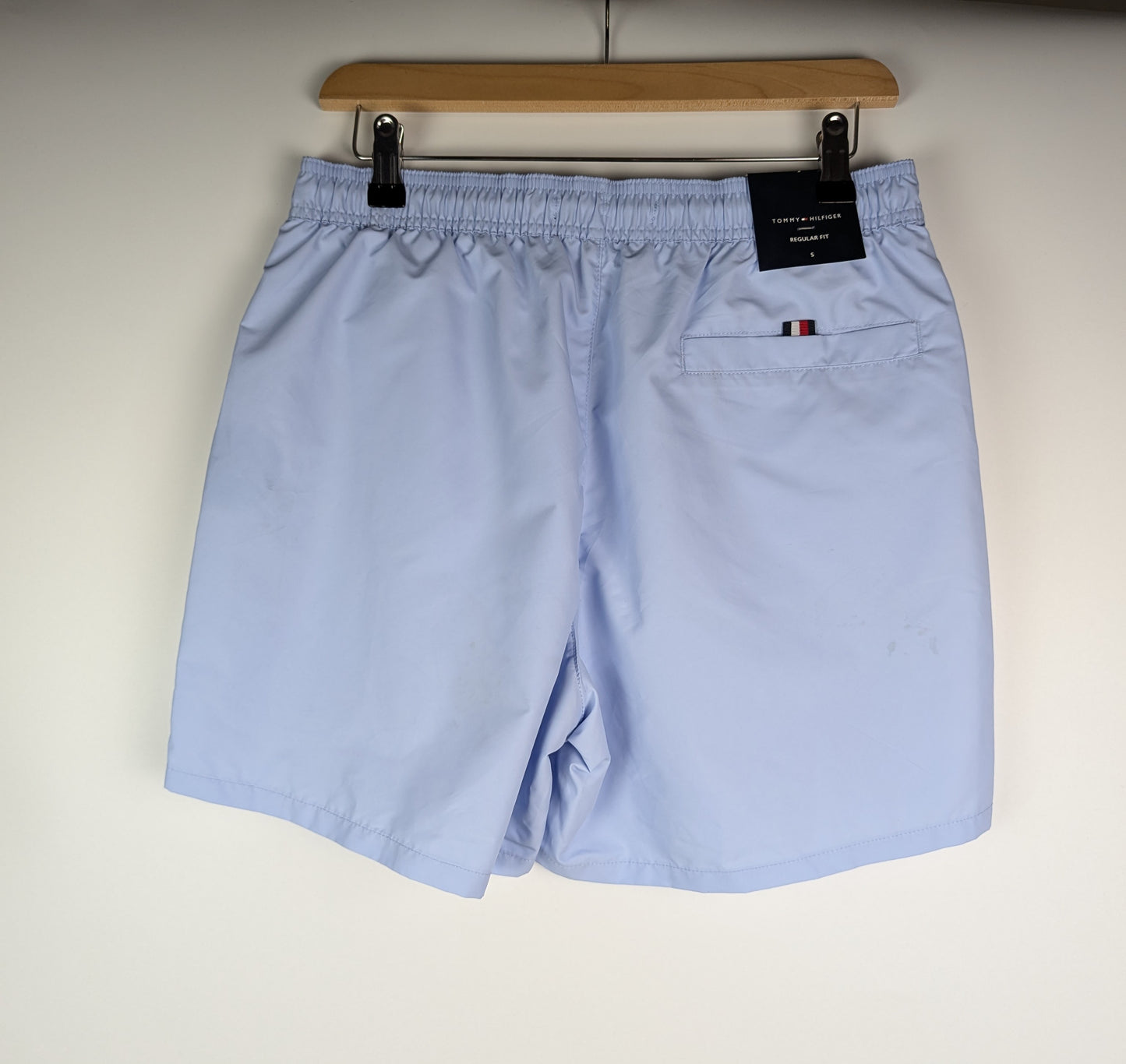 Tommy Hilfiger Drawstring Swim Shorts - Light Blue