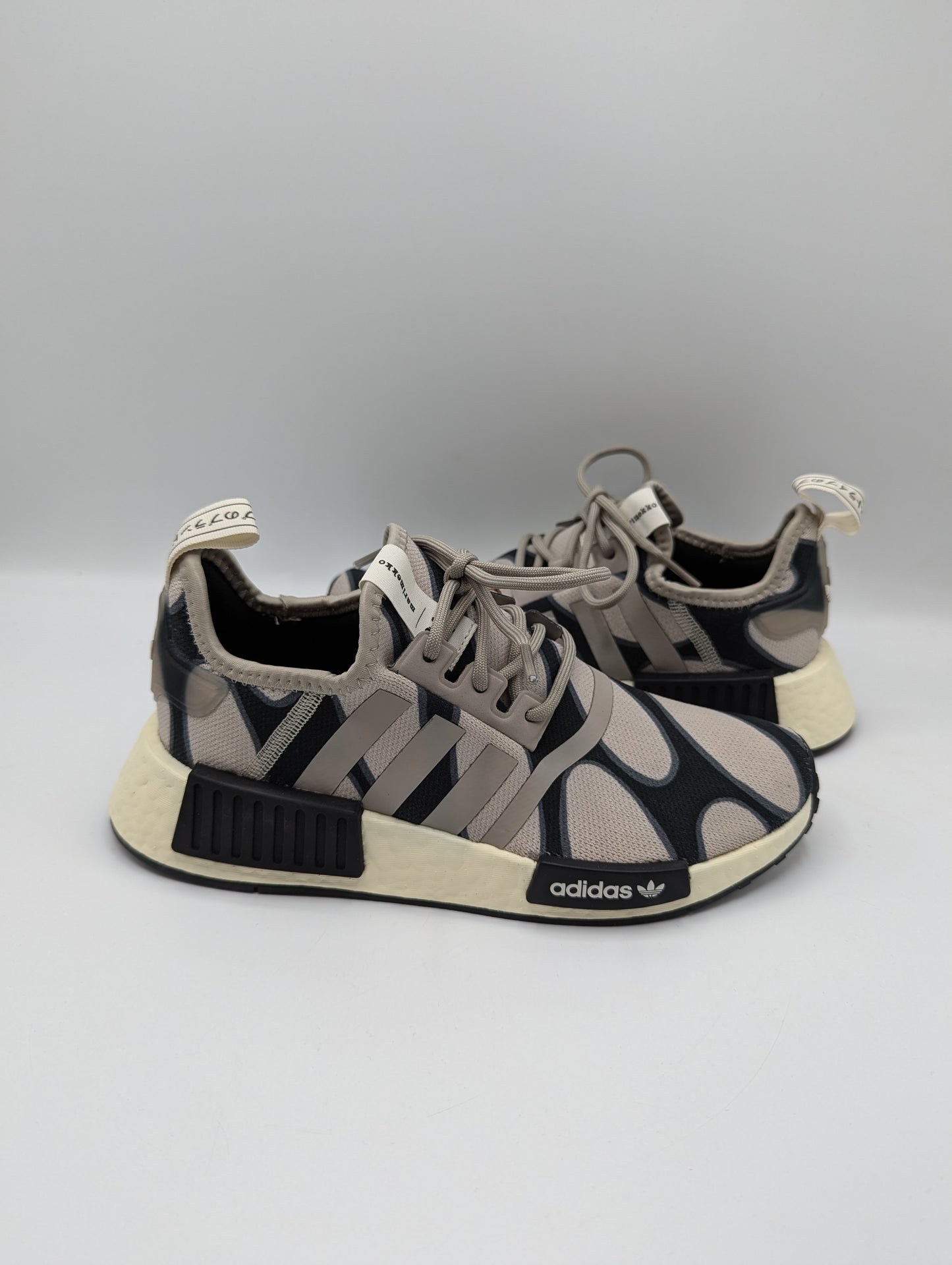 Adidas Marimekko x Womens Trainers NMD_R1 - Black/Beige/Grey