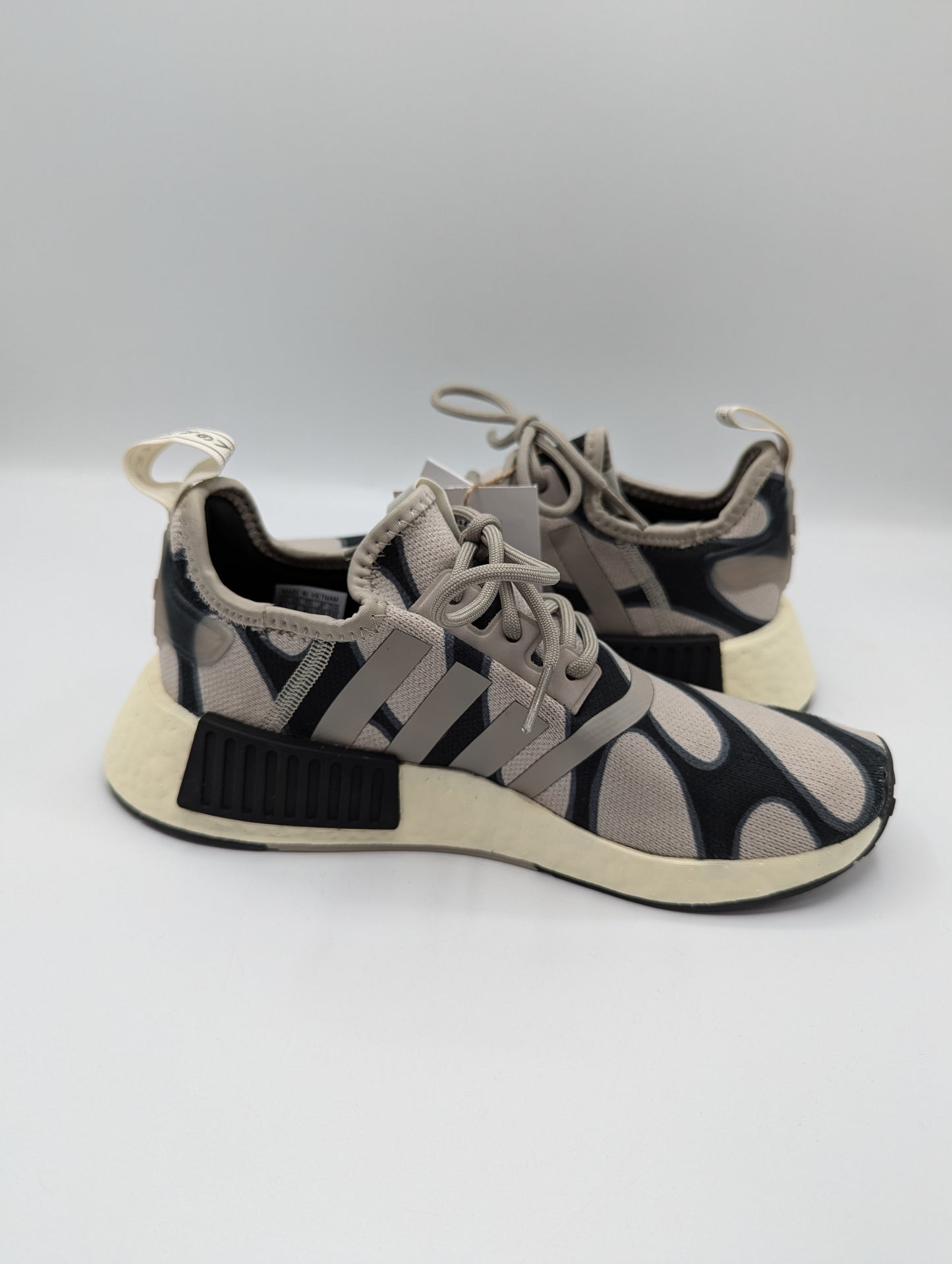 Adidas Marimekko x Womens Trainers NMD_R1 - Black/Beige/Grey