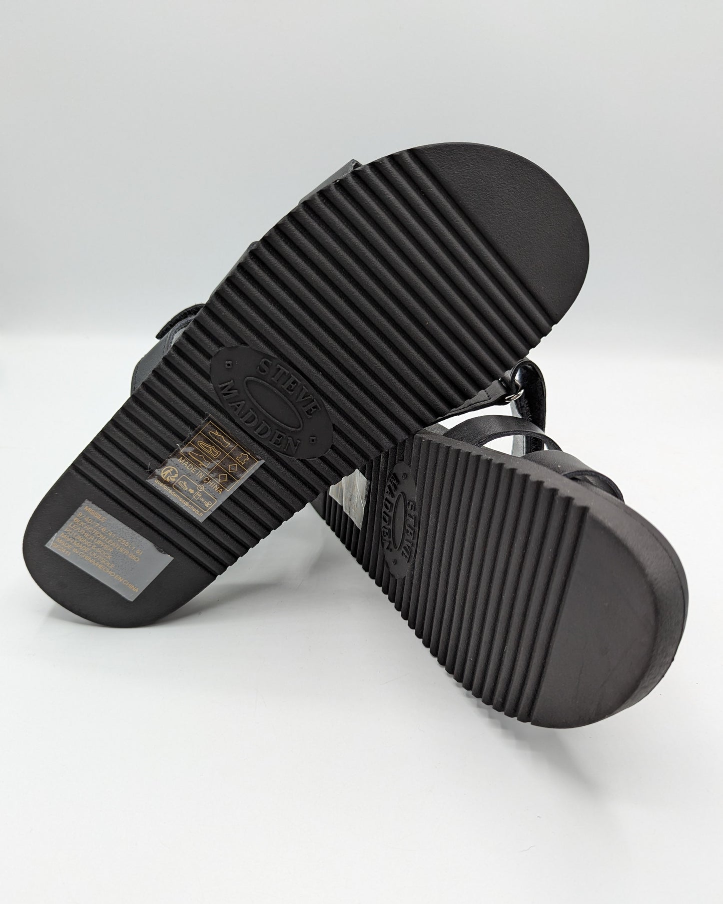 Steve Madden Missile Sandal Womnes - Black
