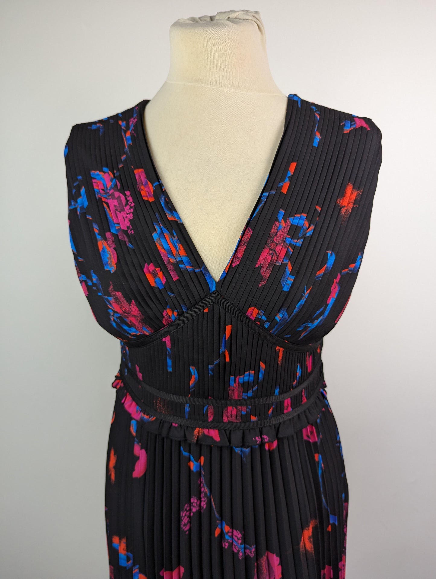 Boss Deparie Womens Maxi Dress - Black / Multi
