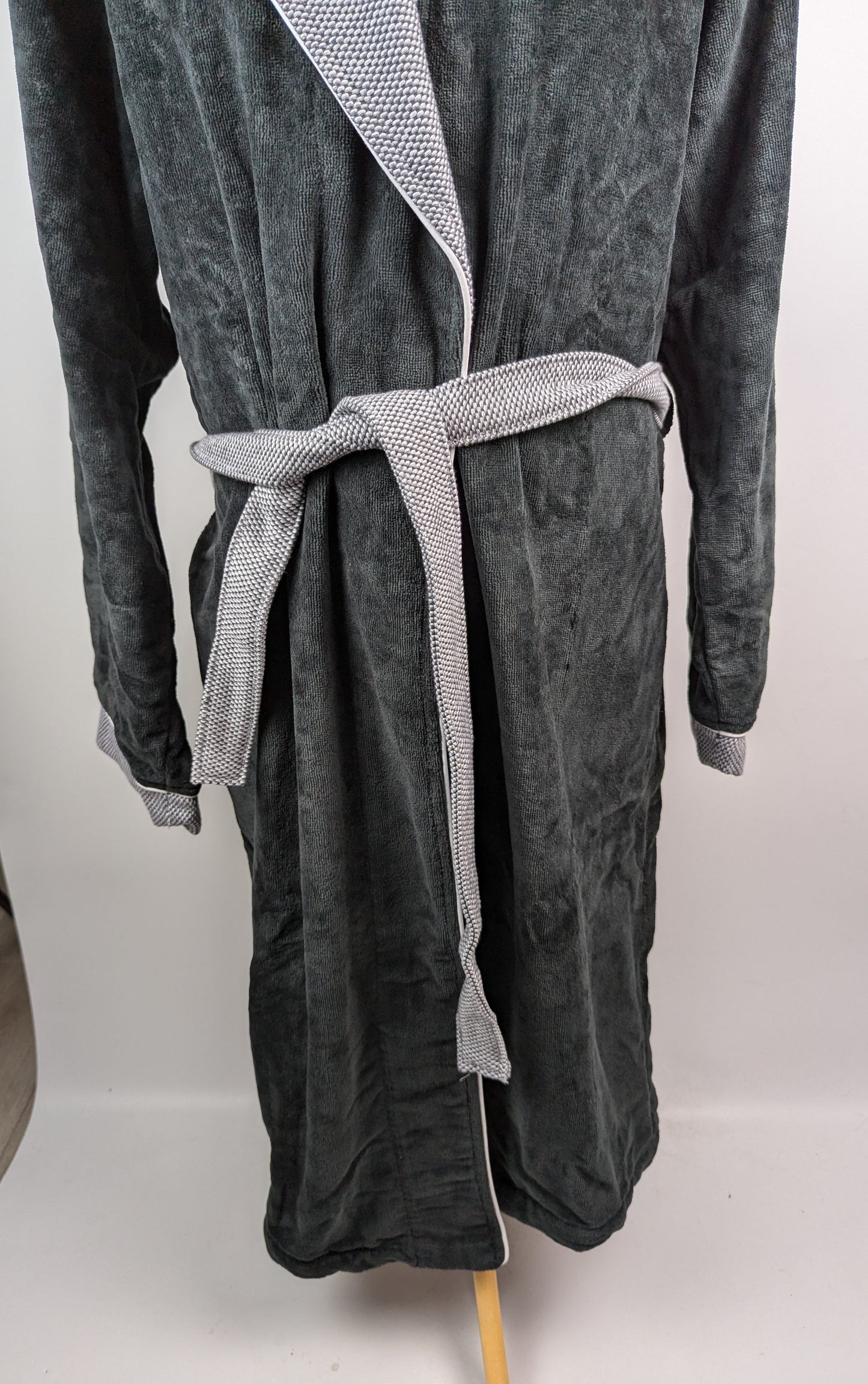 Hugo Boss Mens Lord Onyx Dressing Gown / Kimono - Grey