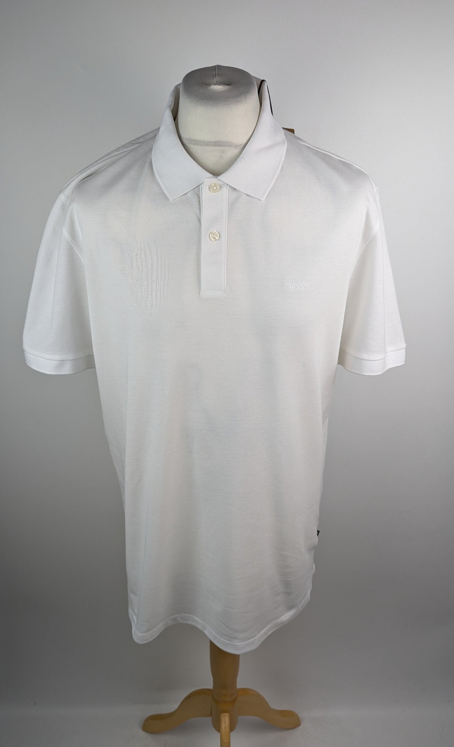 Boss Mens Pallas Polo Shirt - White