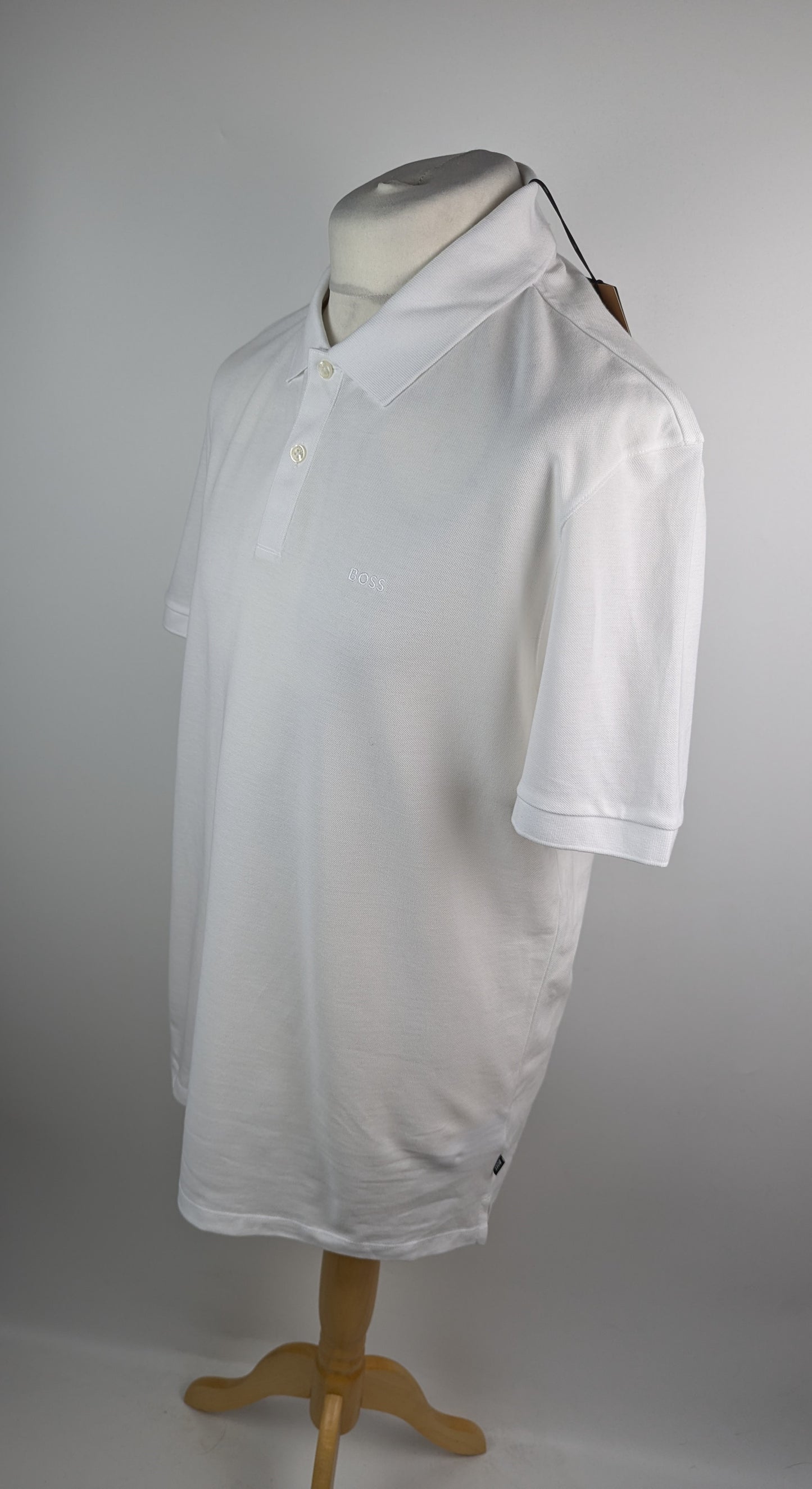 Boss Mens Pallas Polo Shirt - White