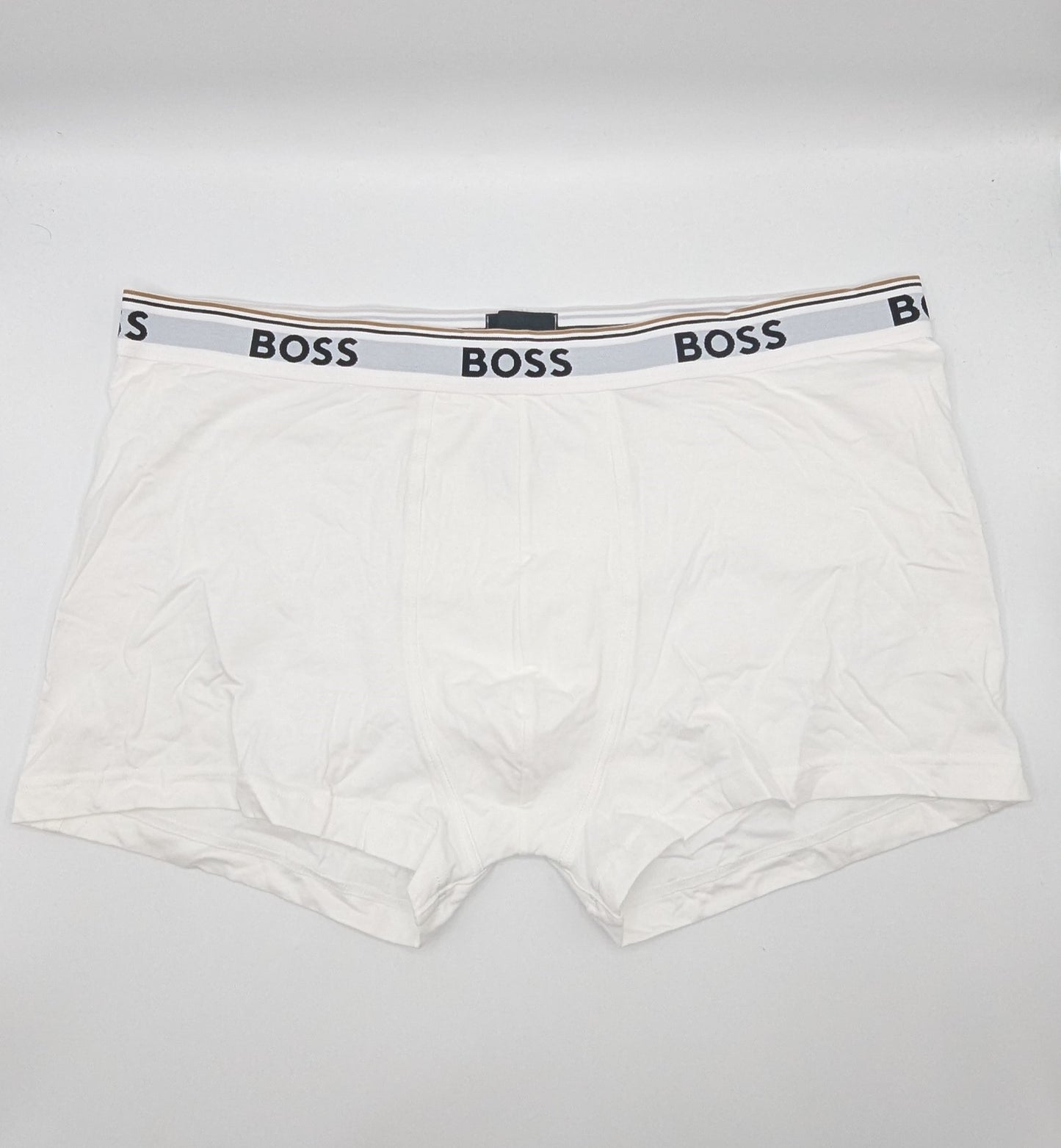 Boss 3 Pack Mens Boxer Briefs - White / Black / Grey