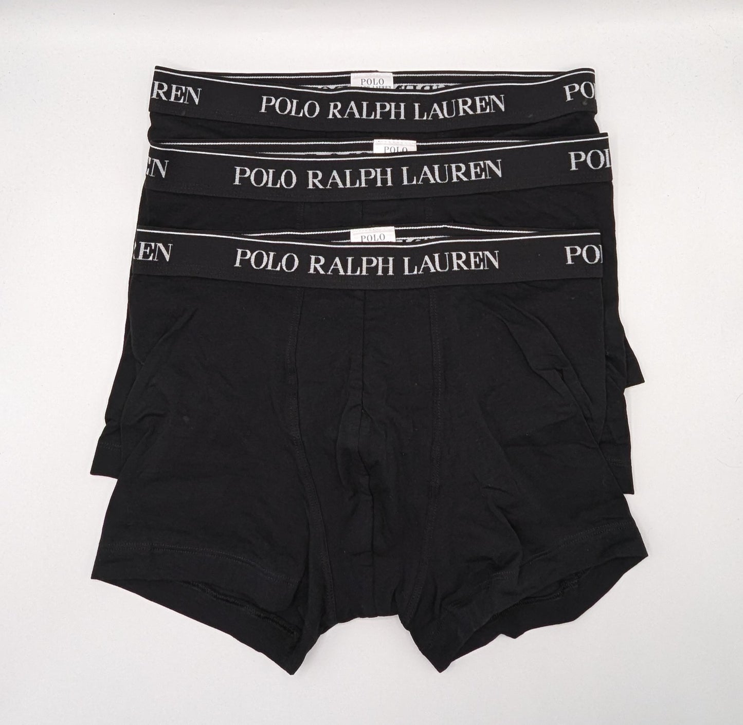 Polo Ralph Lauren Men's 3-Pack Cotton Trunks - Black