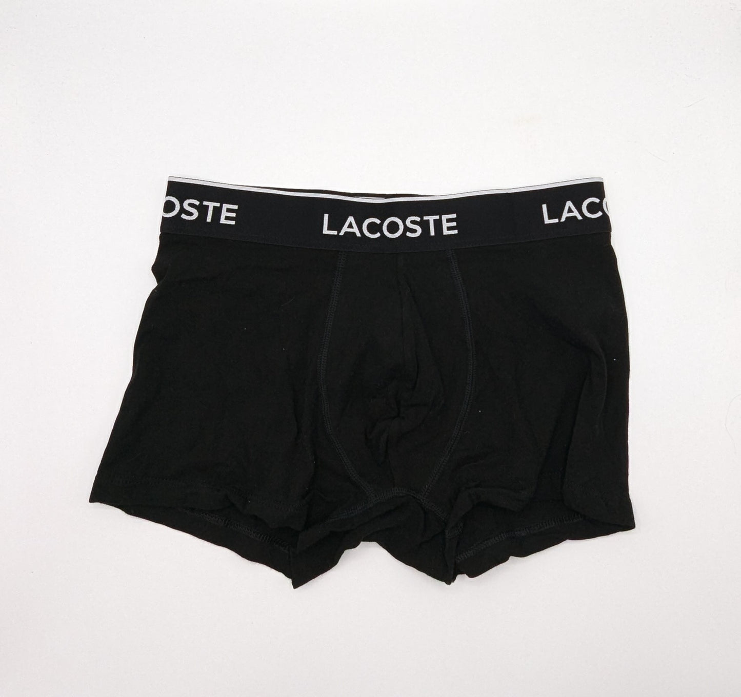 Lacoste 2 Pack Boxer Shorts - White / Black
